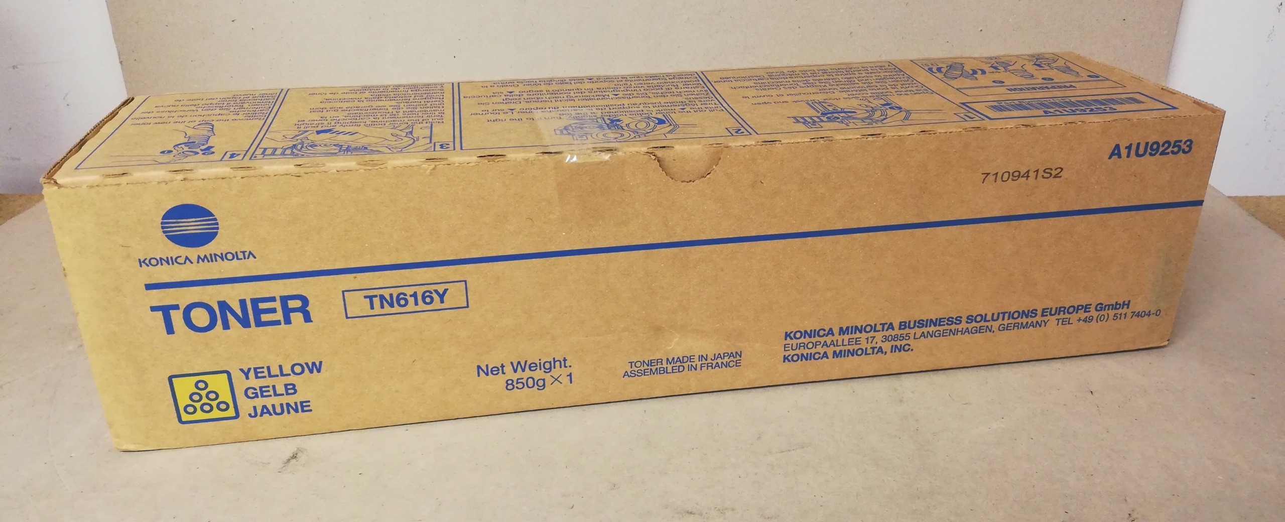 Toner Minolta TN-616Y TN616 Y C6000 C7000 A1U9253