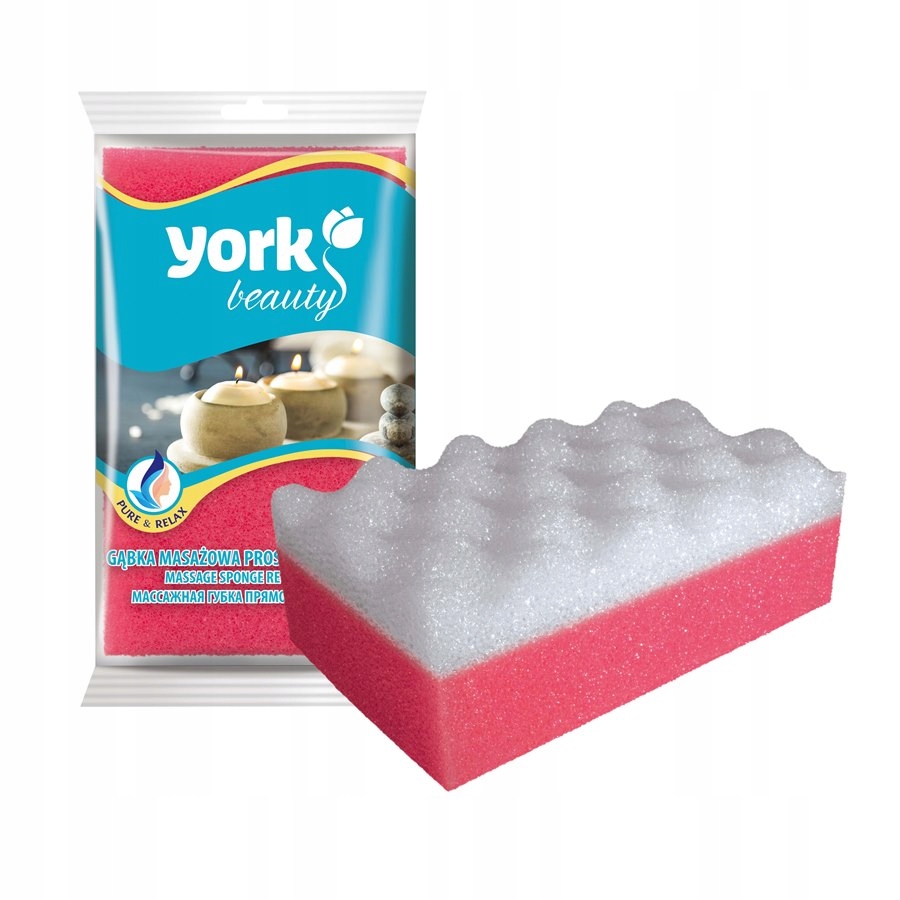 

Gąbka masażowa Prostokątna York 011040