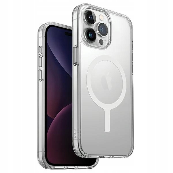 pouzdro Uniq LifePro Xtreme pro iPhone 15 Pro Max 6,7" s nabíjením Magclick, průhledné