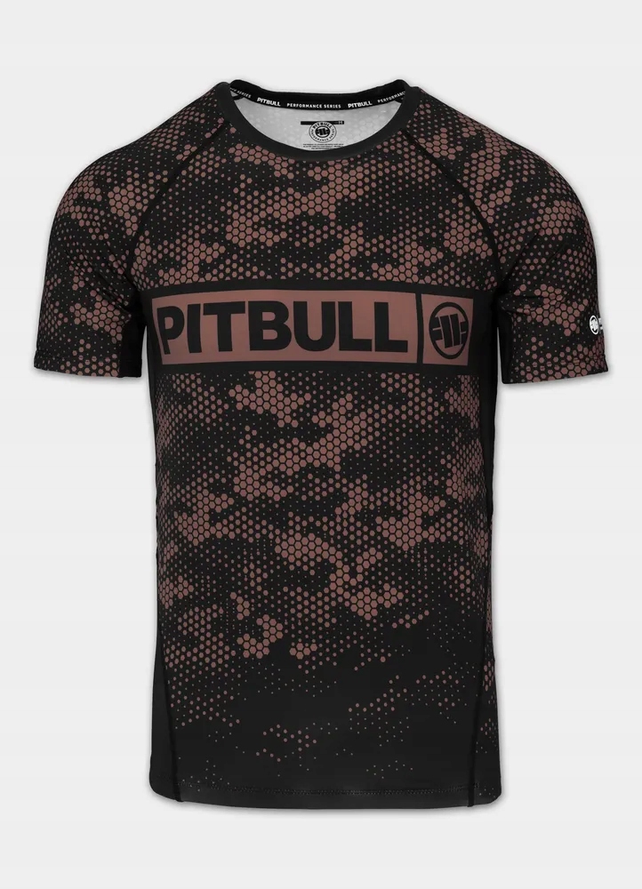 Pánské tričko Rashguard Pitbull pro technický trénink Hex Camo Hilltop