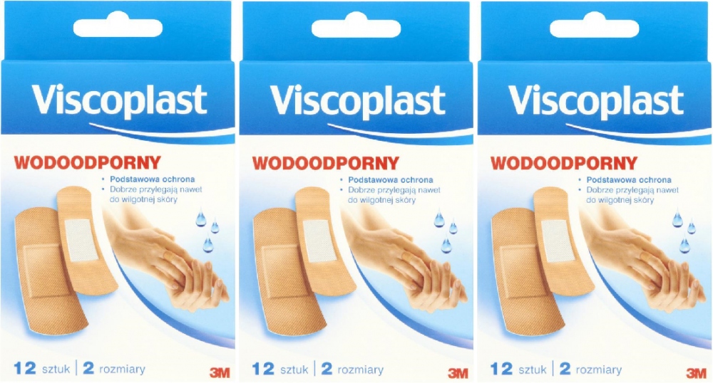 

Viscoplast zestaw plastrów wodoodpornych x 3