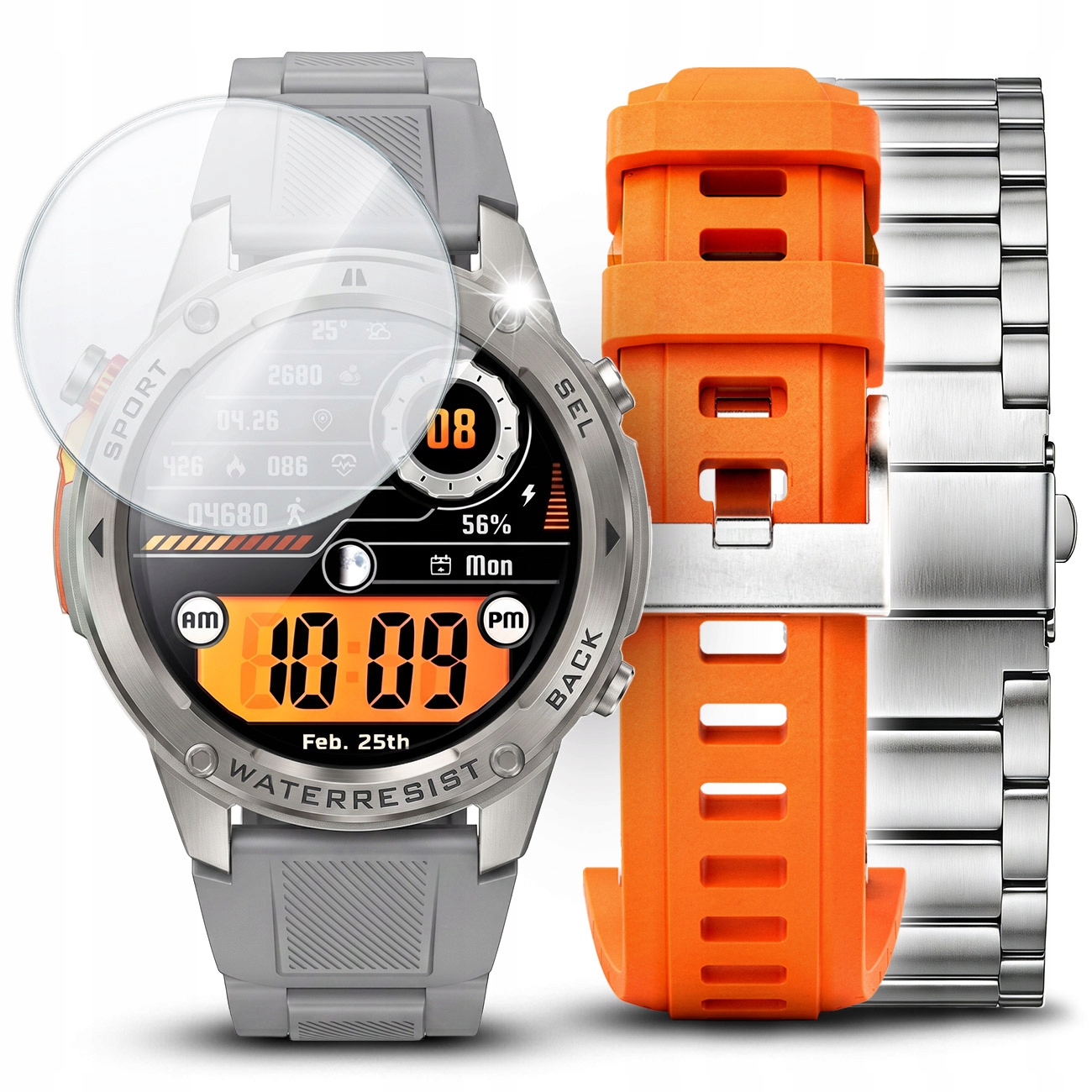 Chytré Hodinky Pánský Gps Voděodolný IP69 Menu Pl Sportovní Hovory Smart Watch Pl