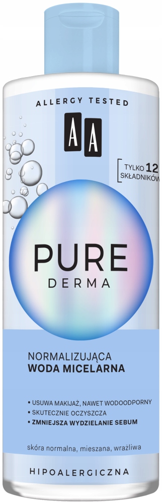 

Aa Pure Derma Normalizująca woda micelarna 400 ml