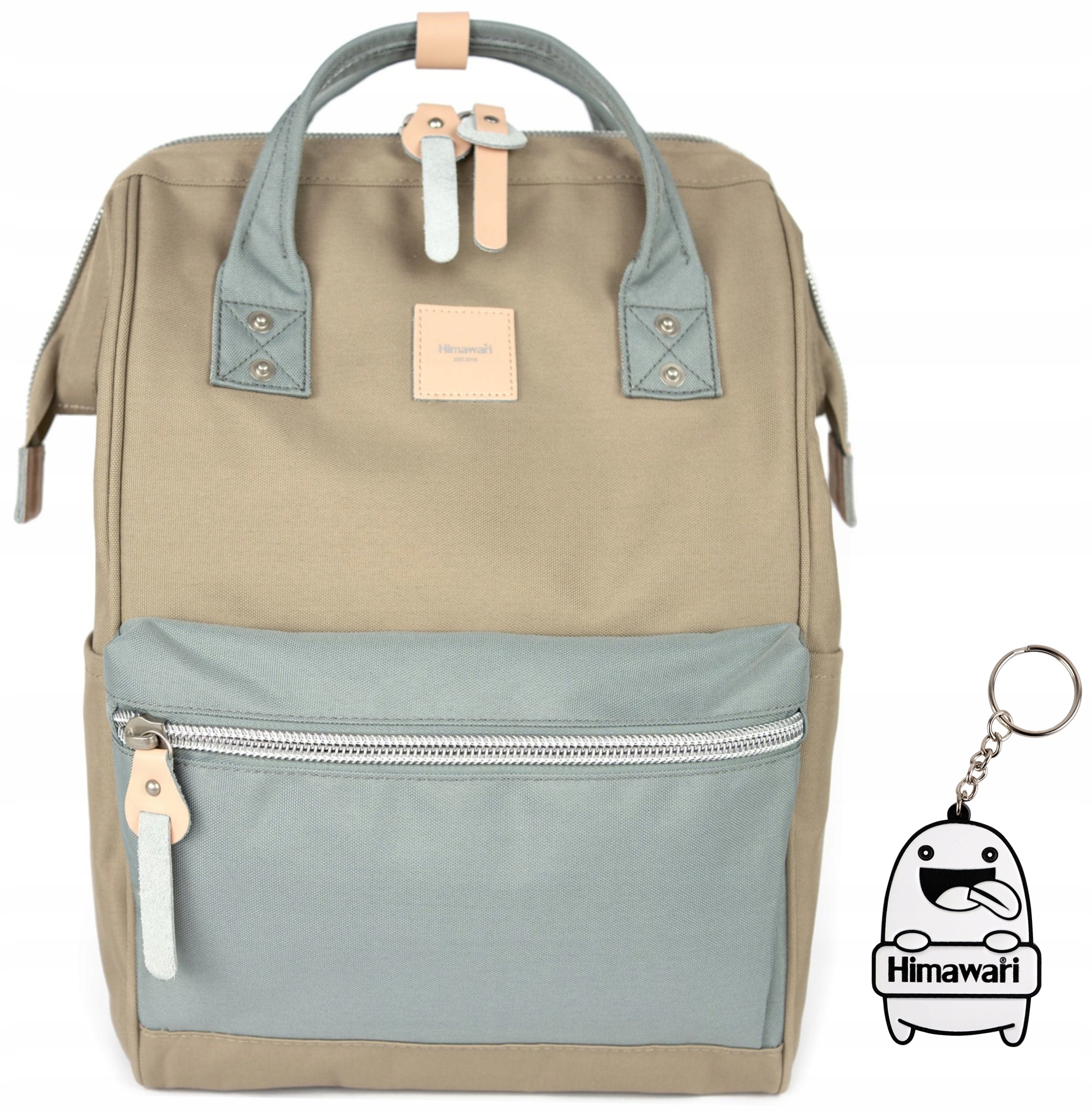 Batoh Himawari Candy M multifunkční Usb stojan, tmavě béžový