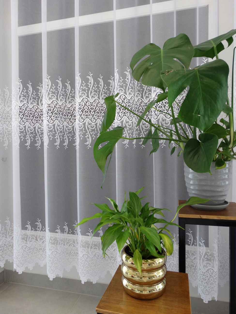 Mg Záclona 30569 Bílá 400x250 cm Bt obšitá M