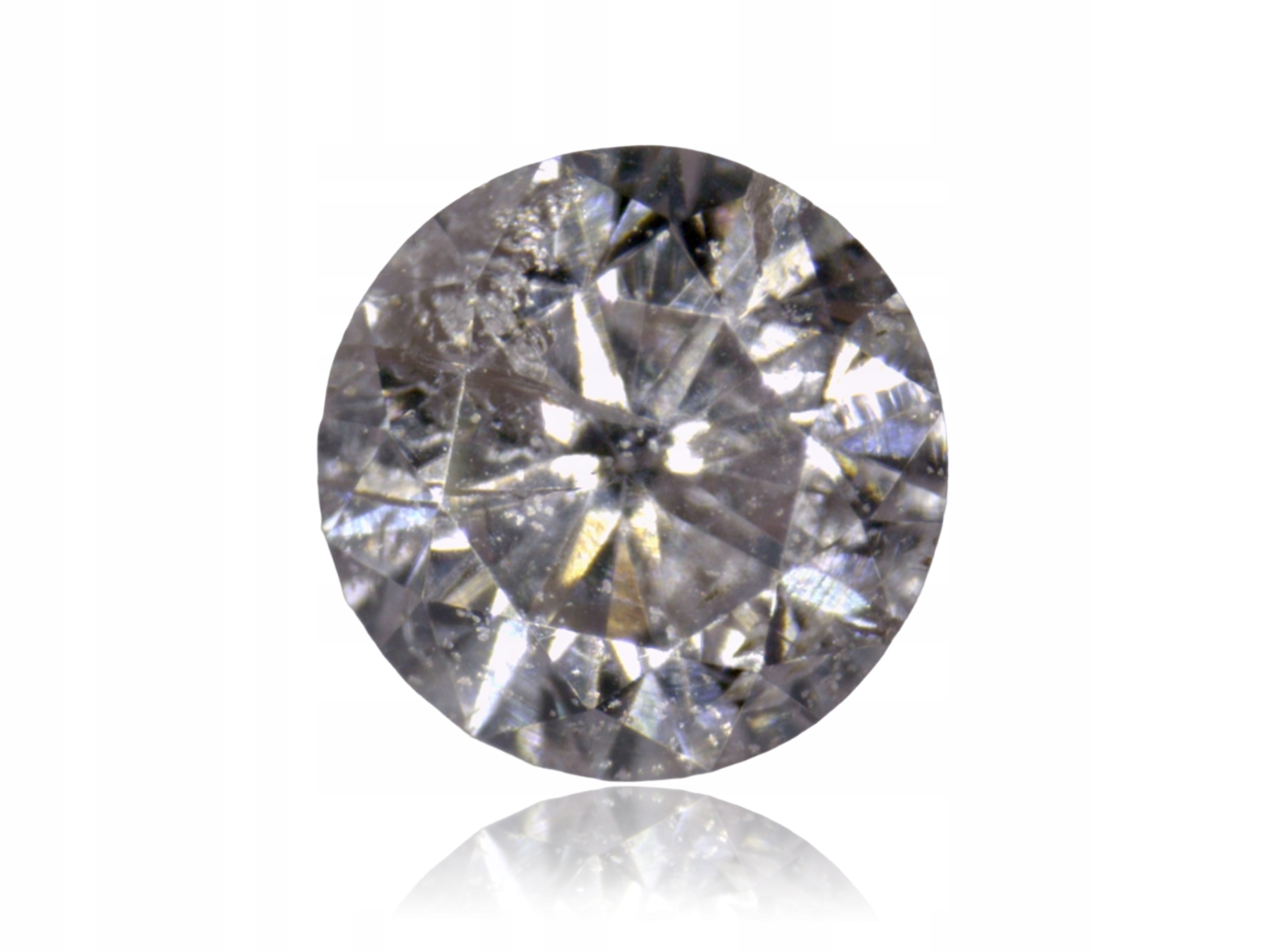 Přírodní Diamant 0.03ct Hnědý Briliant I1 eCertifikát Wbd