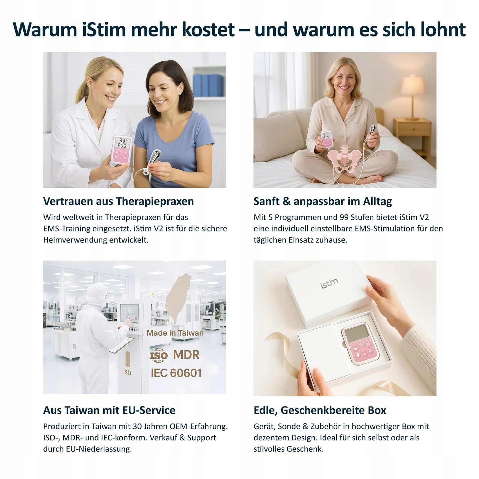 ISTIM V2 Trener Kegla Stymulator Inkontynencji EMS dla Kobiet — miniatura 9