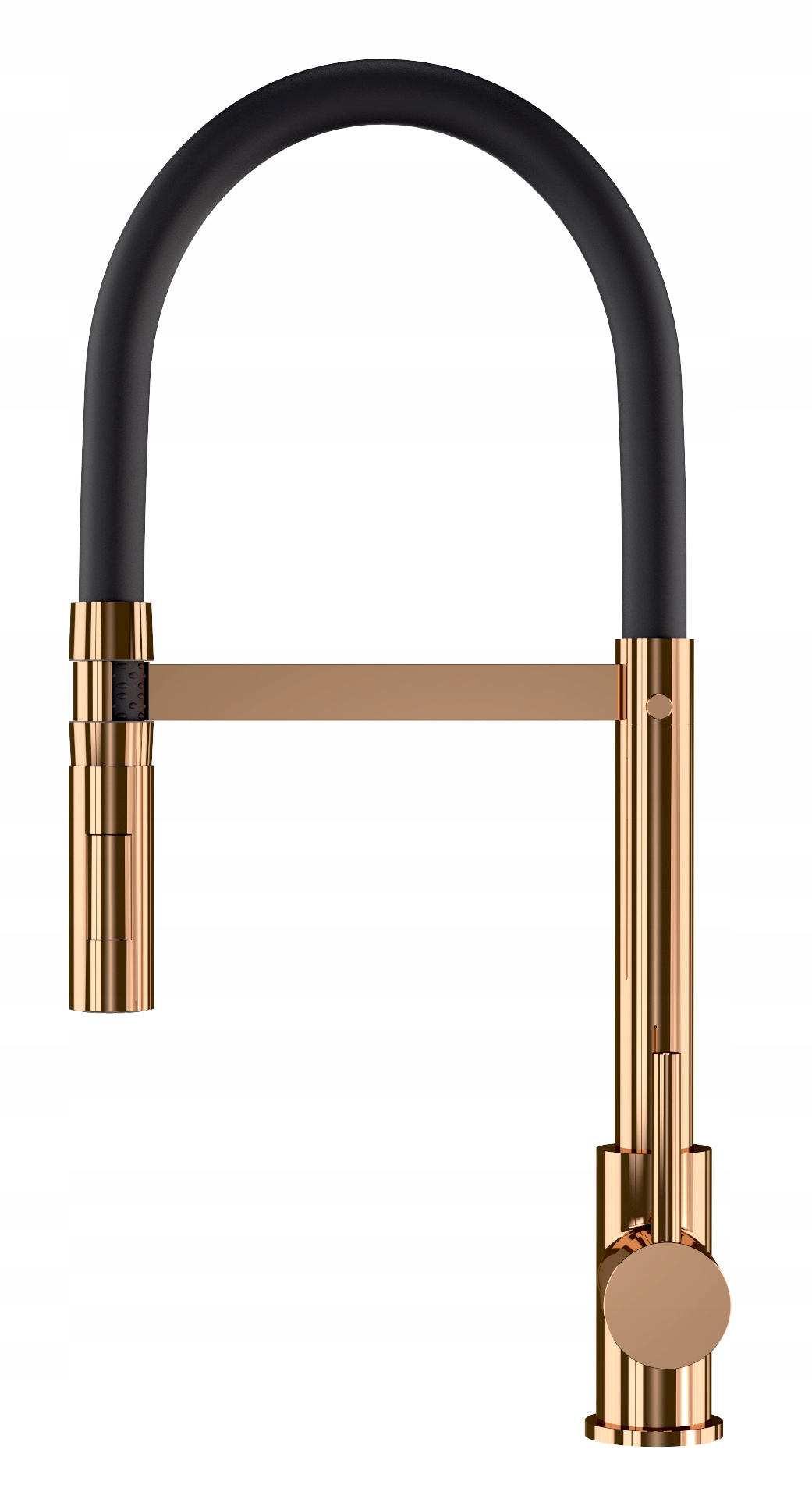 Kuchynská Batéria Vento Flexibilná Výtoková Doska Rose Gold Drez Kohútik