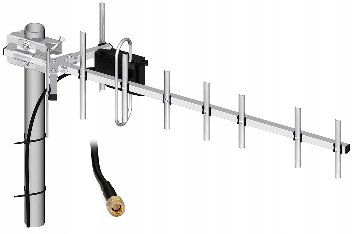 Antena Dipol ATK-10 800-980MHz 10m Sma 12,8 dBi LTE900 do liczników energii