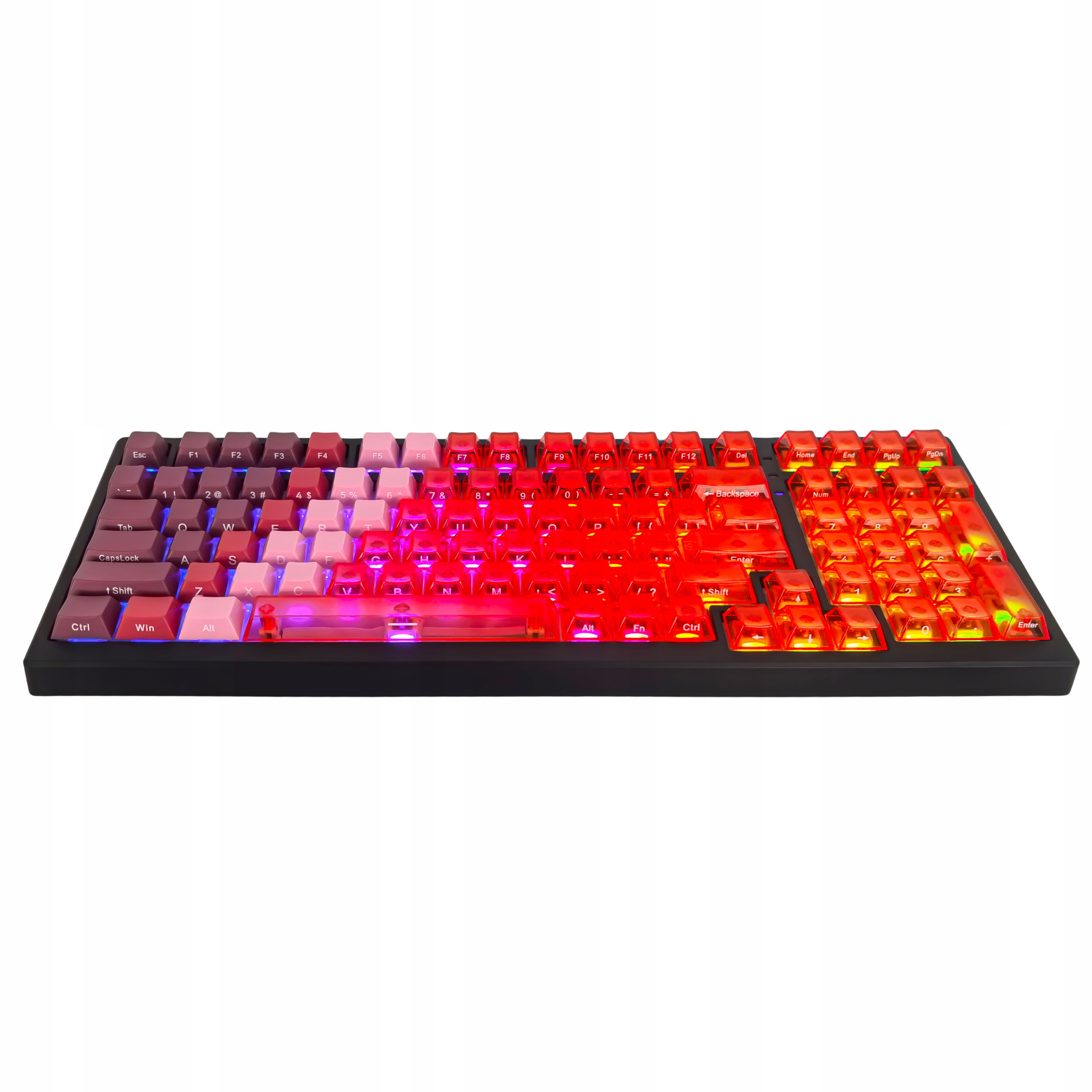 Mechanická bezdrôtová herná klávesnica Xinmeng s Rgb podsvietením 65%