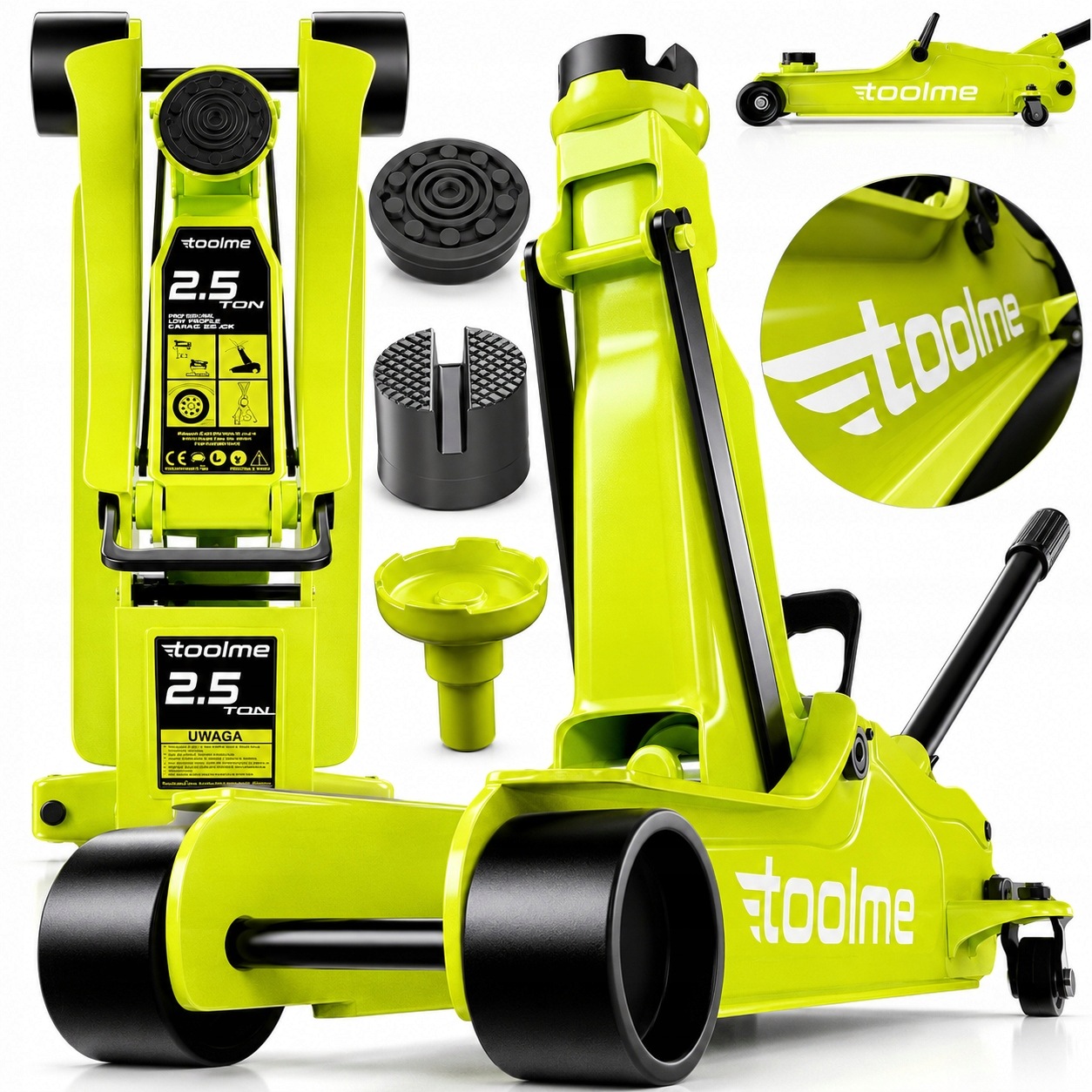 Hydraulický Zvedák Zvedák 2500 Kg 2,5T Hever Toolme