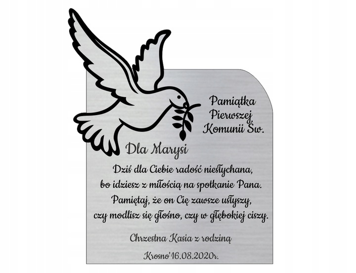 BIBLIA DLA DZIECI +dedykacja KOMUNIA ŚWIĘTA grawer Numer wydania 1