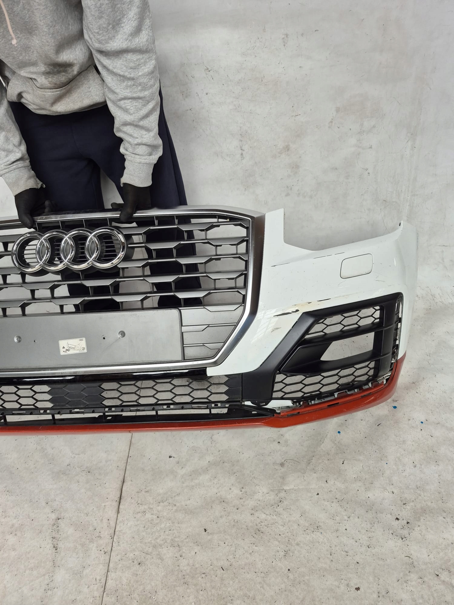 AUDI Q2 81A S-LINE 16- bumper front front SPR 81A807437A