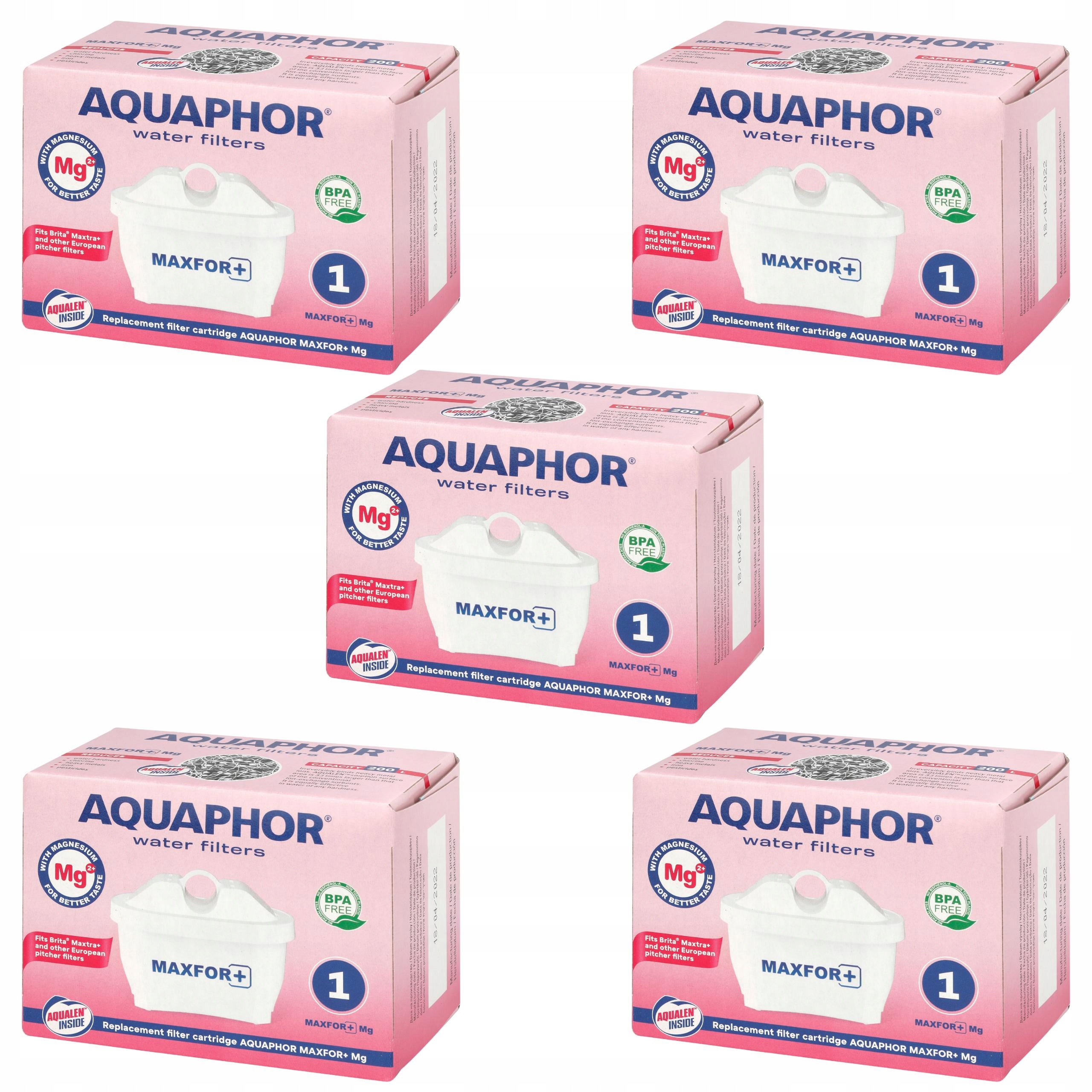 

Filtr wkład do dzbanka aquaphor maxfor+ magnez x5