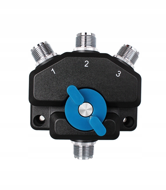 Przełącznik Antenowy 3-POZYCYJNY 0-1GHz SO-239 Pl