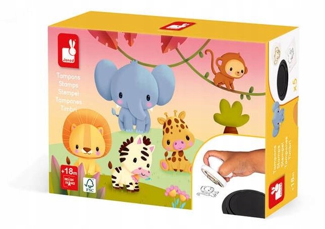 

Janod Zestaw Kreatywny Stempelki Sawanna J07719