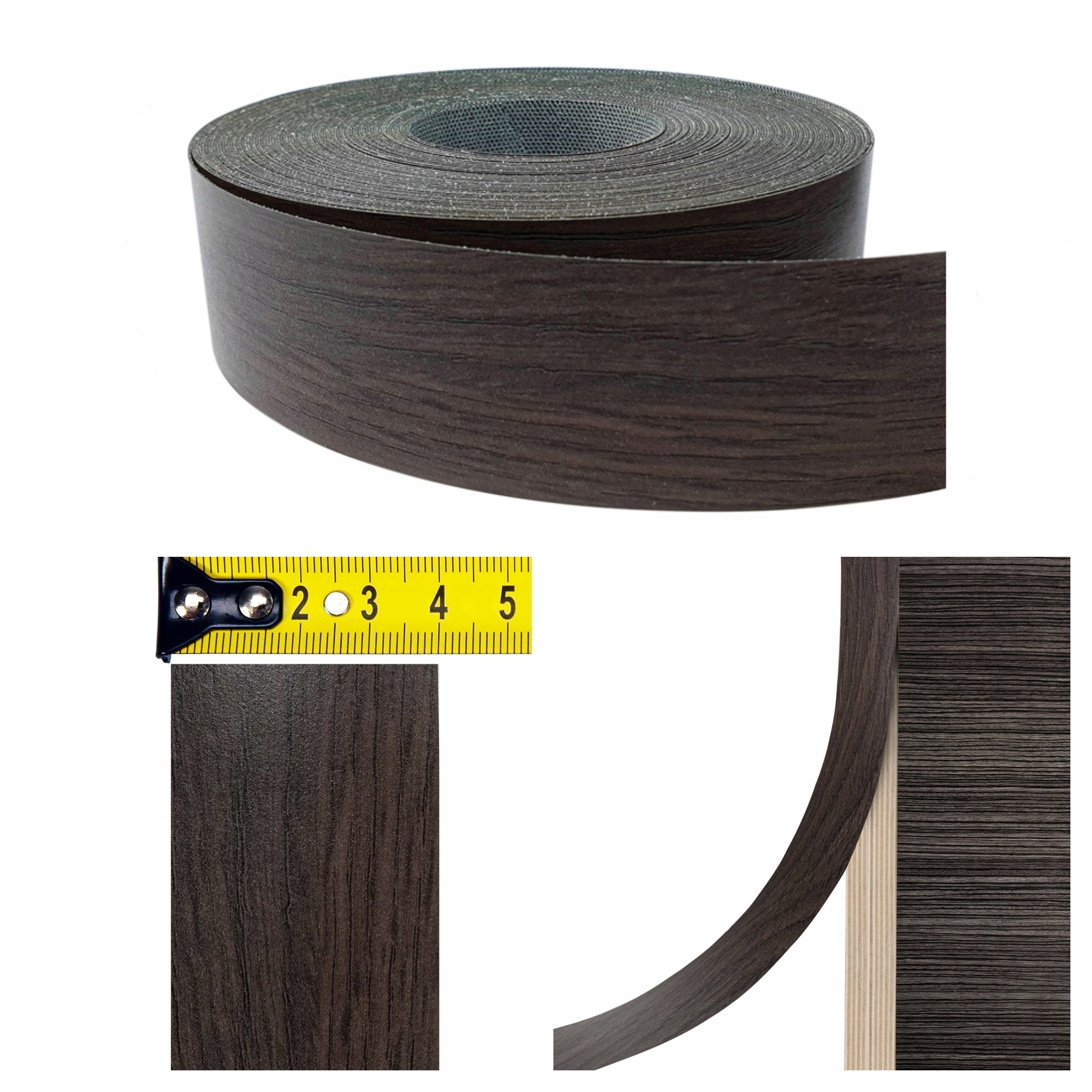 

Obrzeże Meblowe Taśma Fornir Okleina Szer 40mm Diy