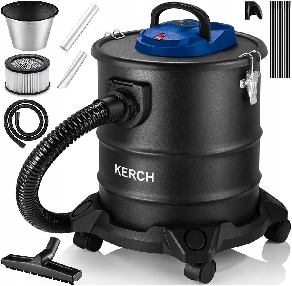 Żaroodporny Odkurzacz Przemysłowy Tajfun 2600W Dmuchawa Popiołu Kominka