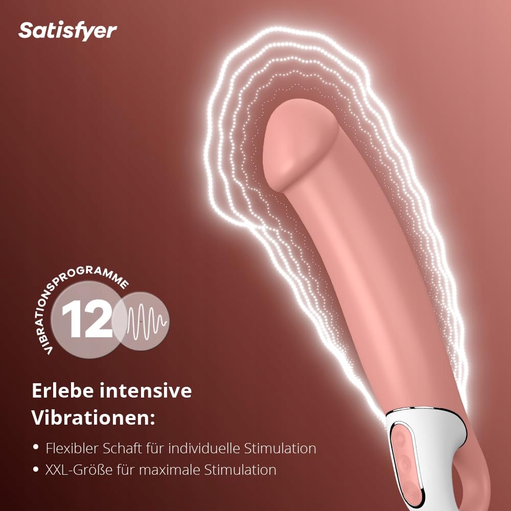 SATISFYER Wibrator G-Punkt Dla Kobiet Cichy Wodoodporny Stymulator — miniatura 2