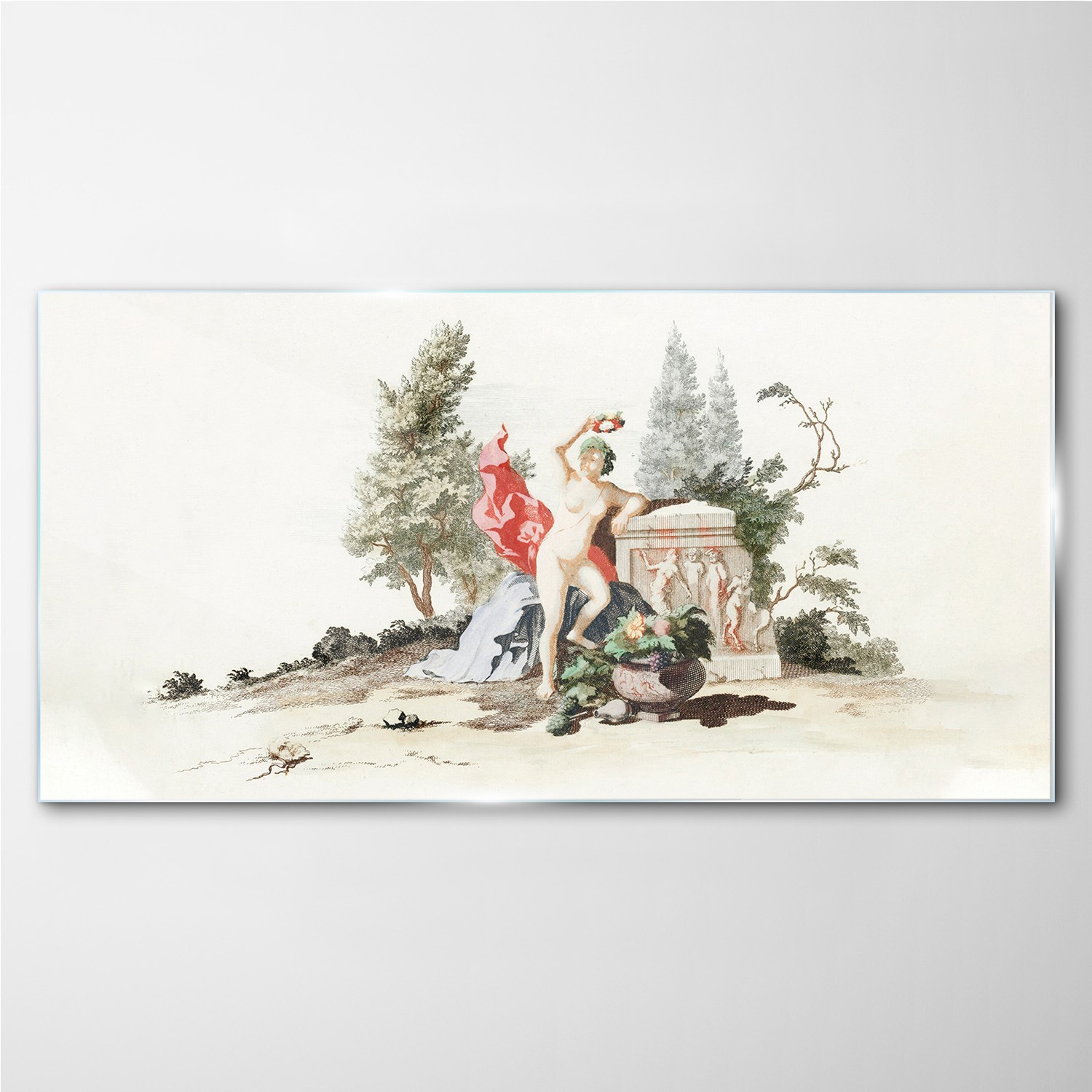 

Obraz szklany Starożytność drzewa kobiety 140x70