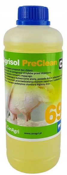 

Agrisol Preclean 69 Płyn Do Mycia Wymion 1KG