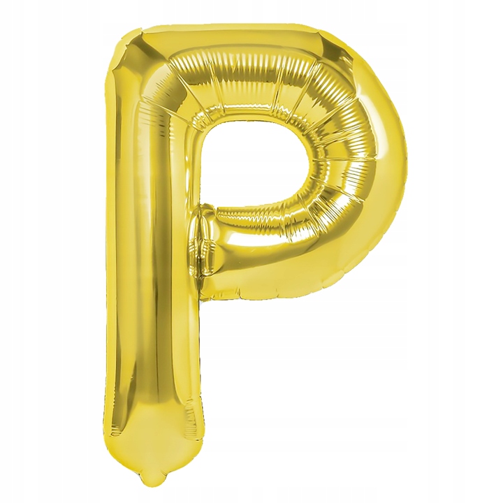 

Balon Foliowy złota litera P - 40 cm Litery Balony