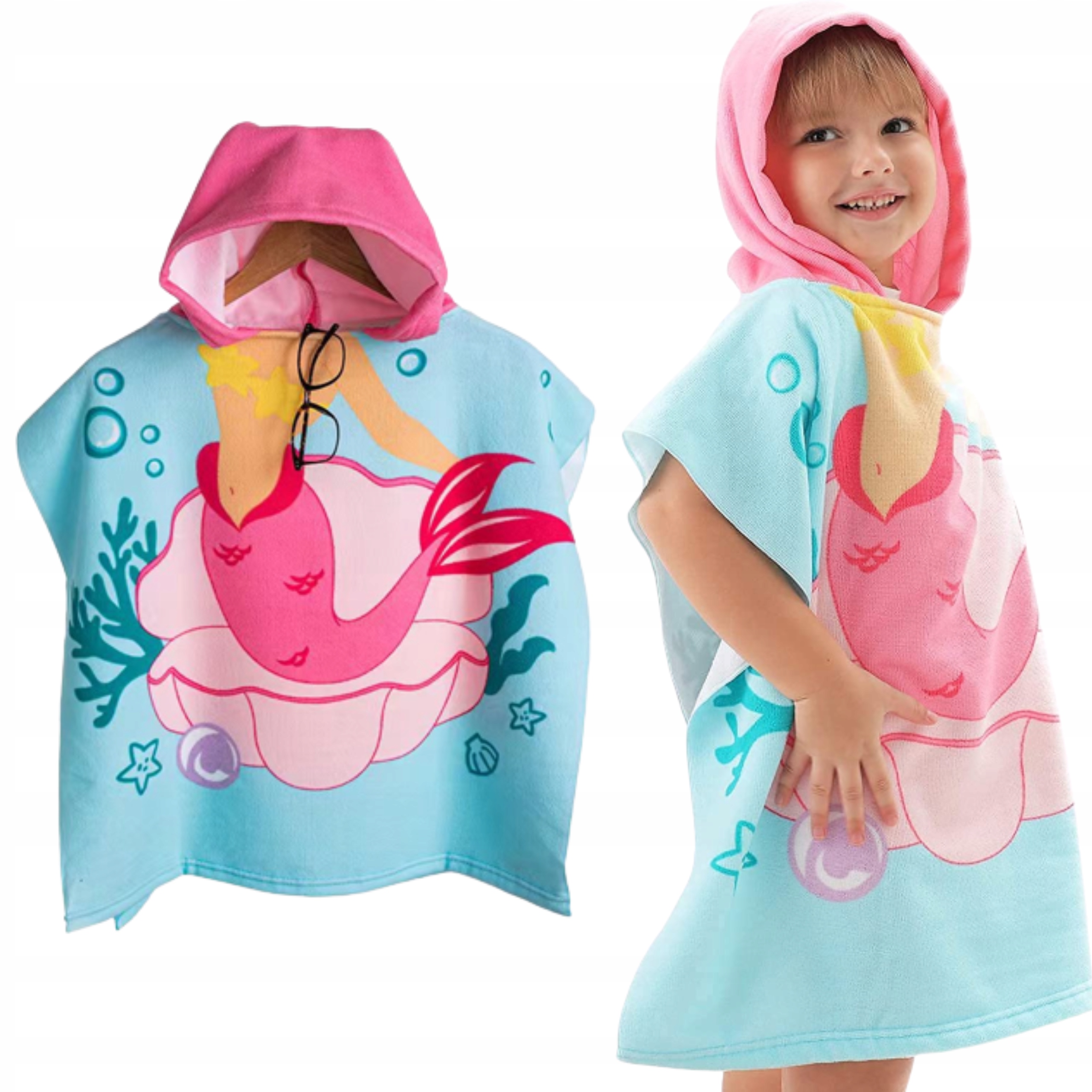 

Peleryna Ręcznik Kąpielowy Plażowy Dla Dzieci Wzór