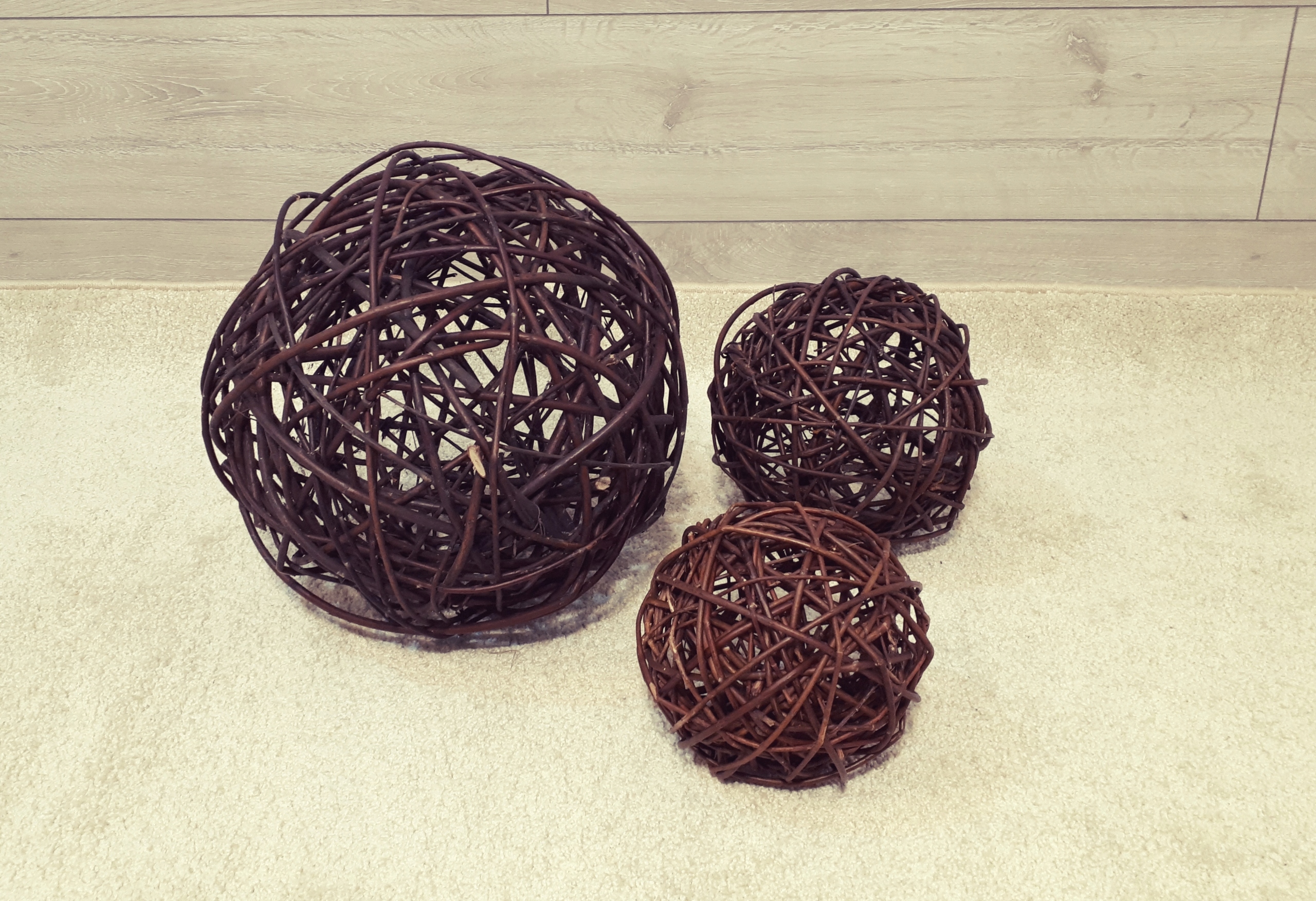 KULA WIKLINOWA OZDOBNA DO OGRODU, Z WIKLINY 40cm Typ wiklina ogrodowa