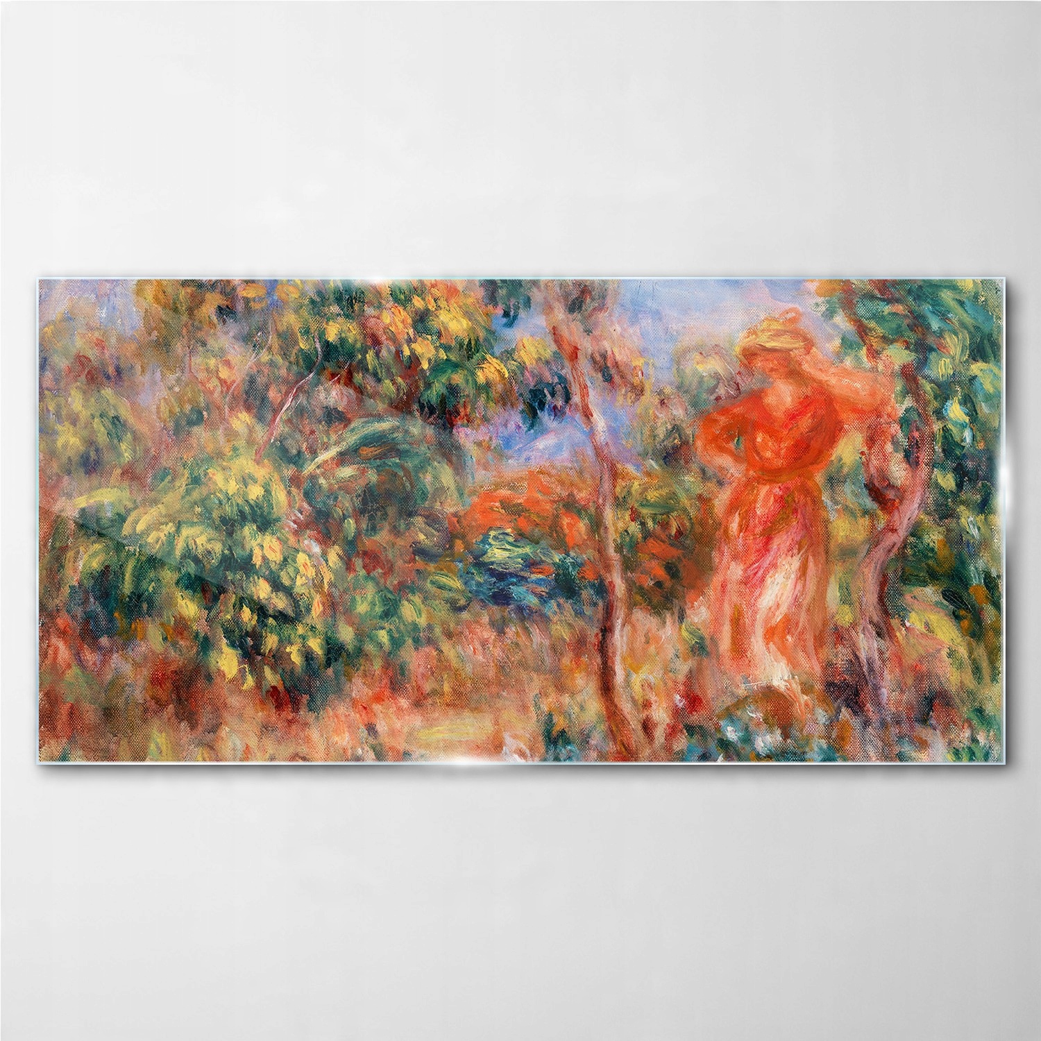 

Fotoobraz szklany na ścianę Las kobiety 140x70 cm