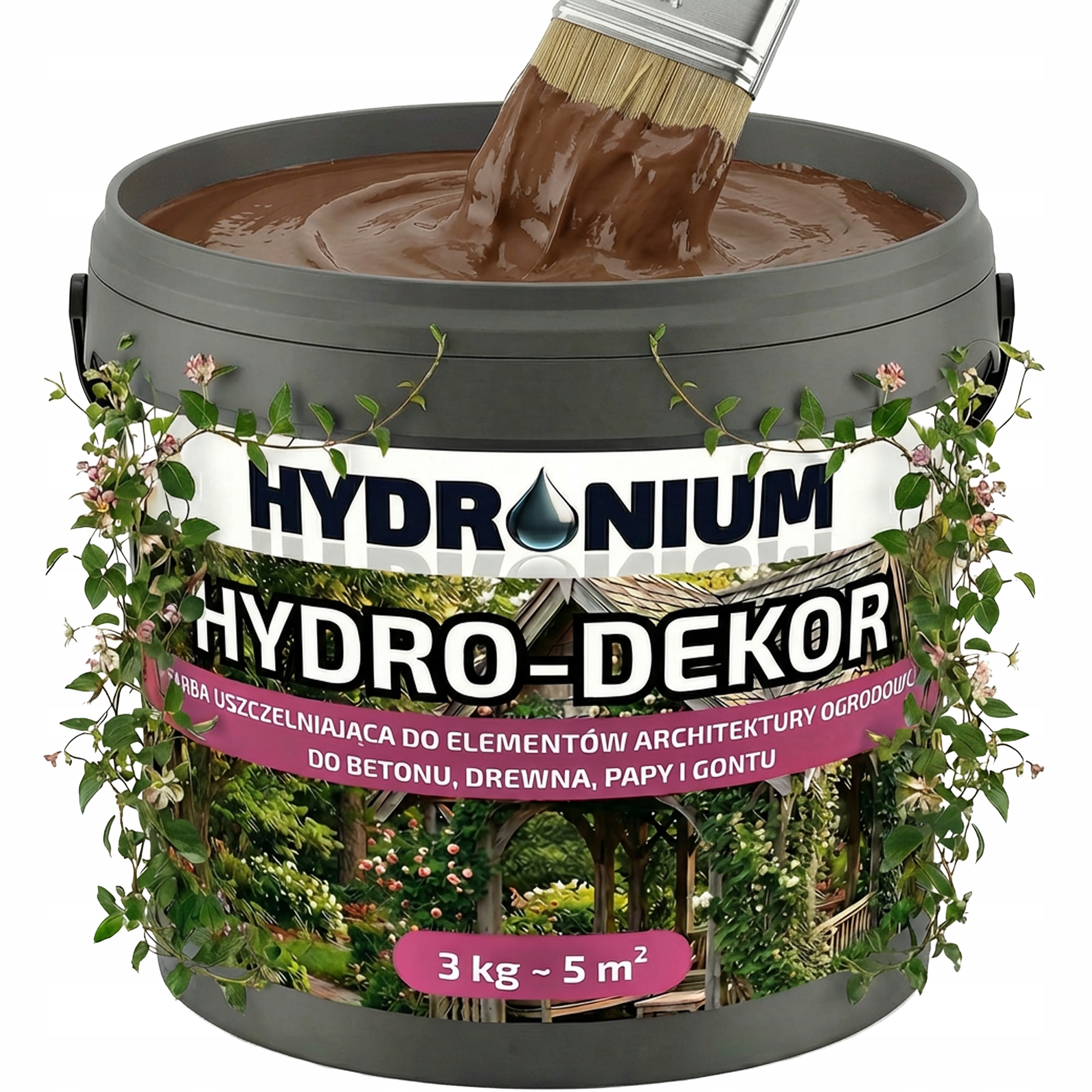 Těsnící Nátěr Pro Zahradu, Altány, Pergoly, Dřevo, Kov, 3 Kg