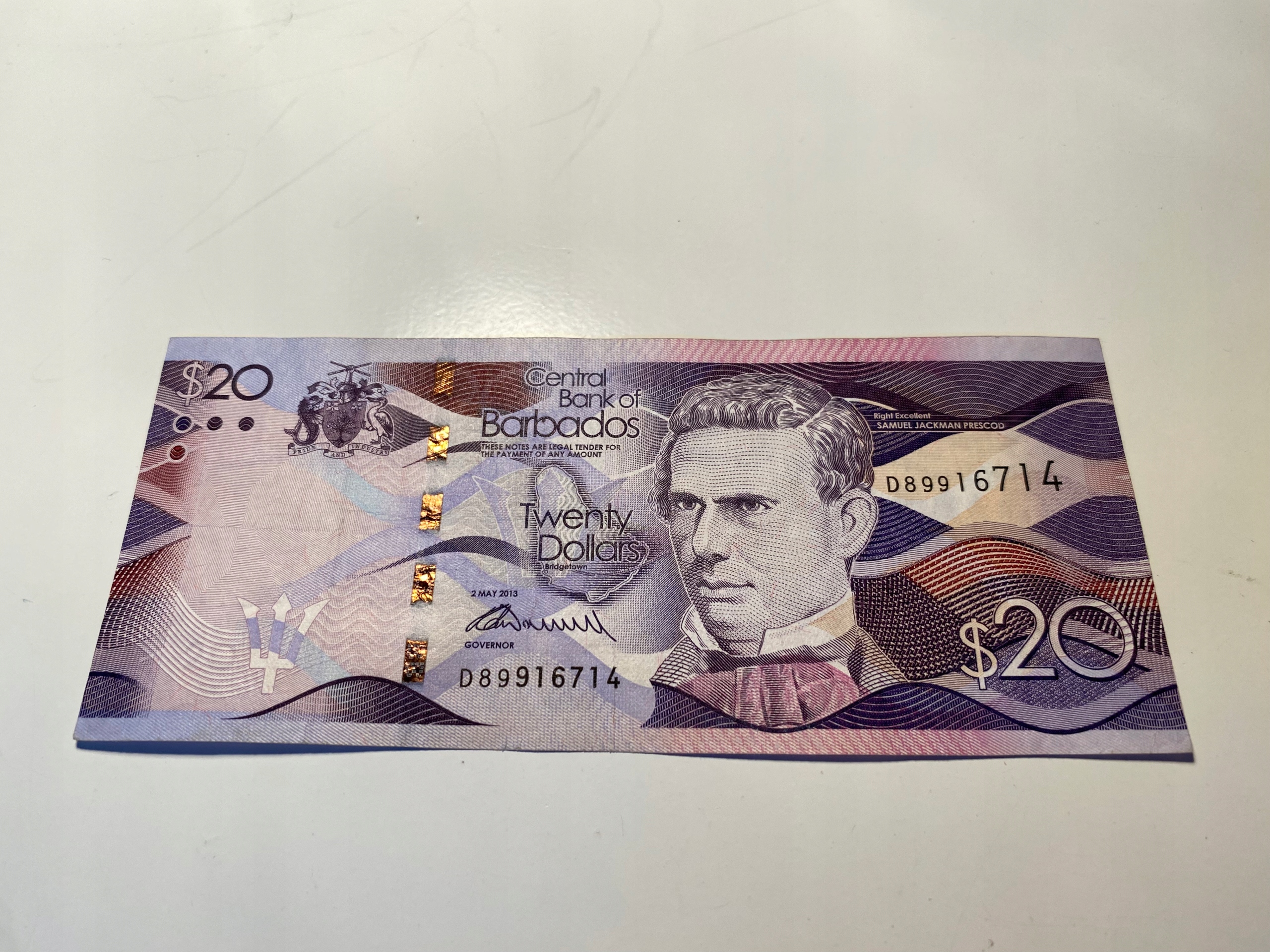 Barbados - 20 dolarów - 2013