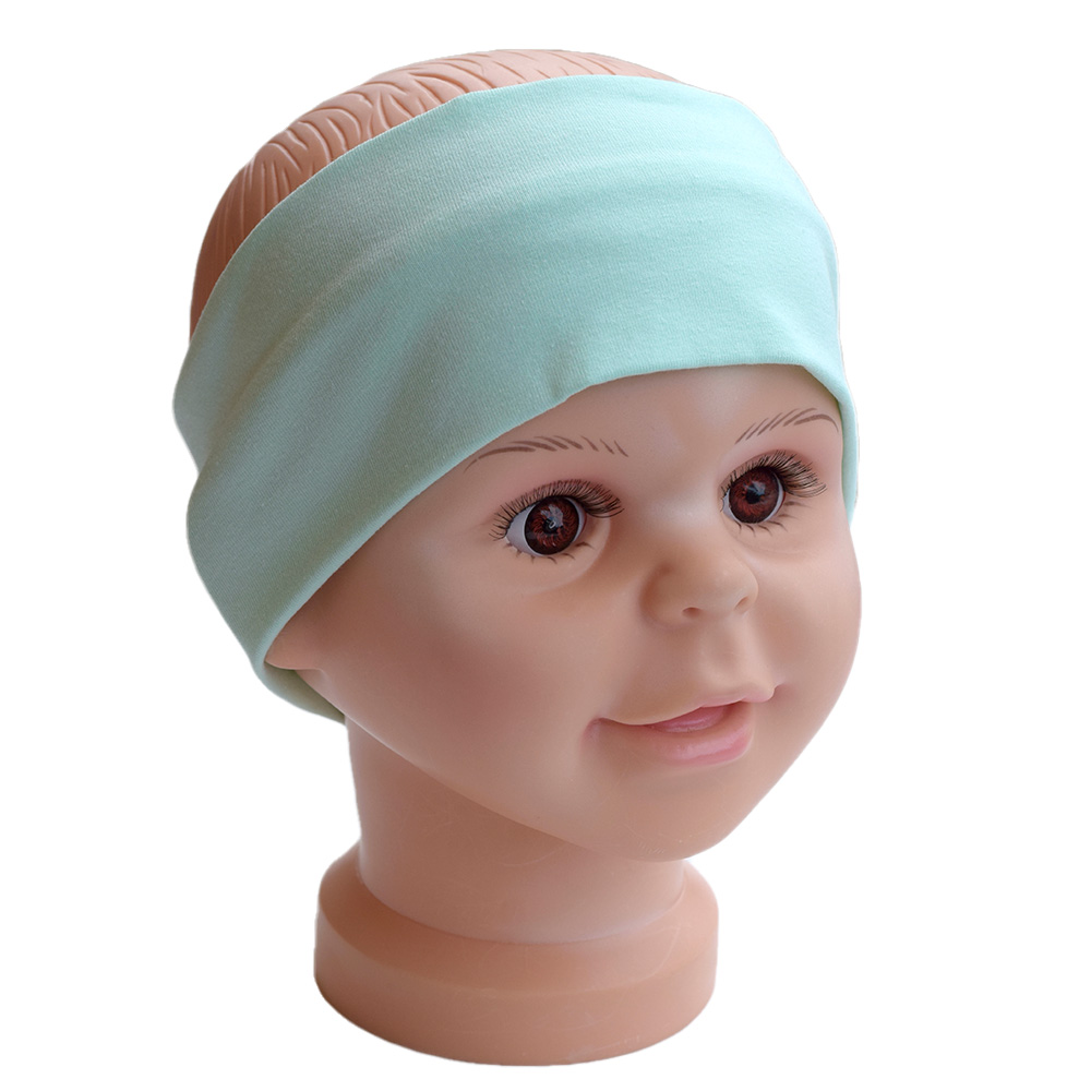 

Opaska bawełniana (jersey) Delikatna Mięta r.48-56