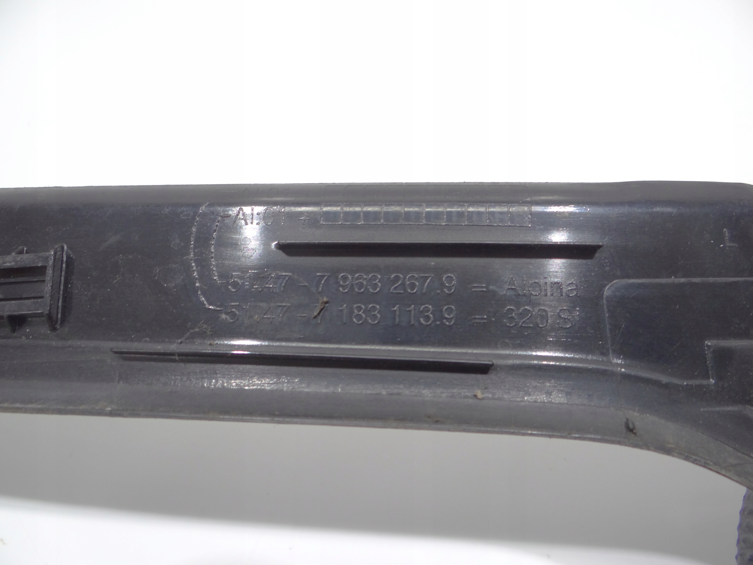 moulding cap threshold left rear part BMW 3 E90 7907159
