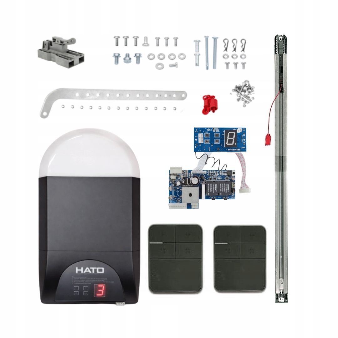 Napęd do bram garażowych Hato FB200 szyna 3,3 m 120 W