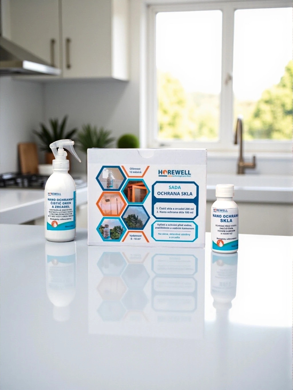 Levně Sada Ochrana skla Horewell – proti mlžení a špíně