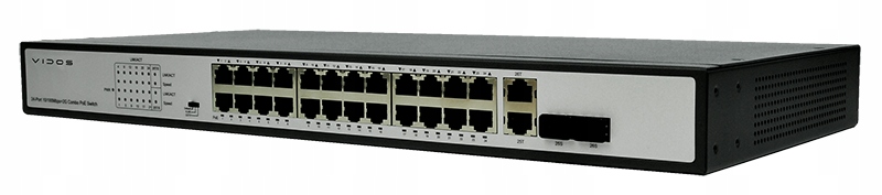 24-portový prepínač PoE PS242-370 Vidos One