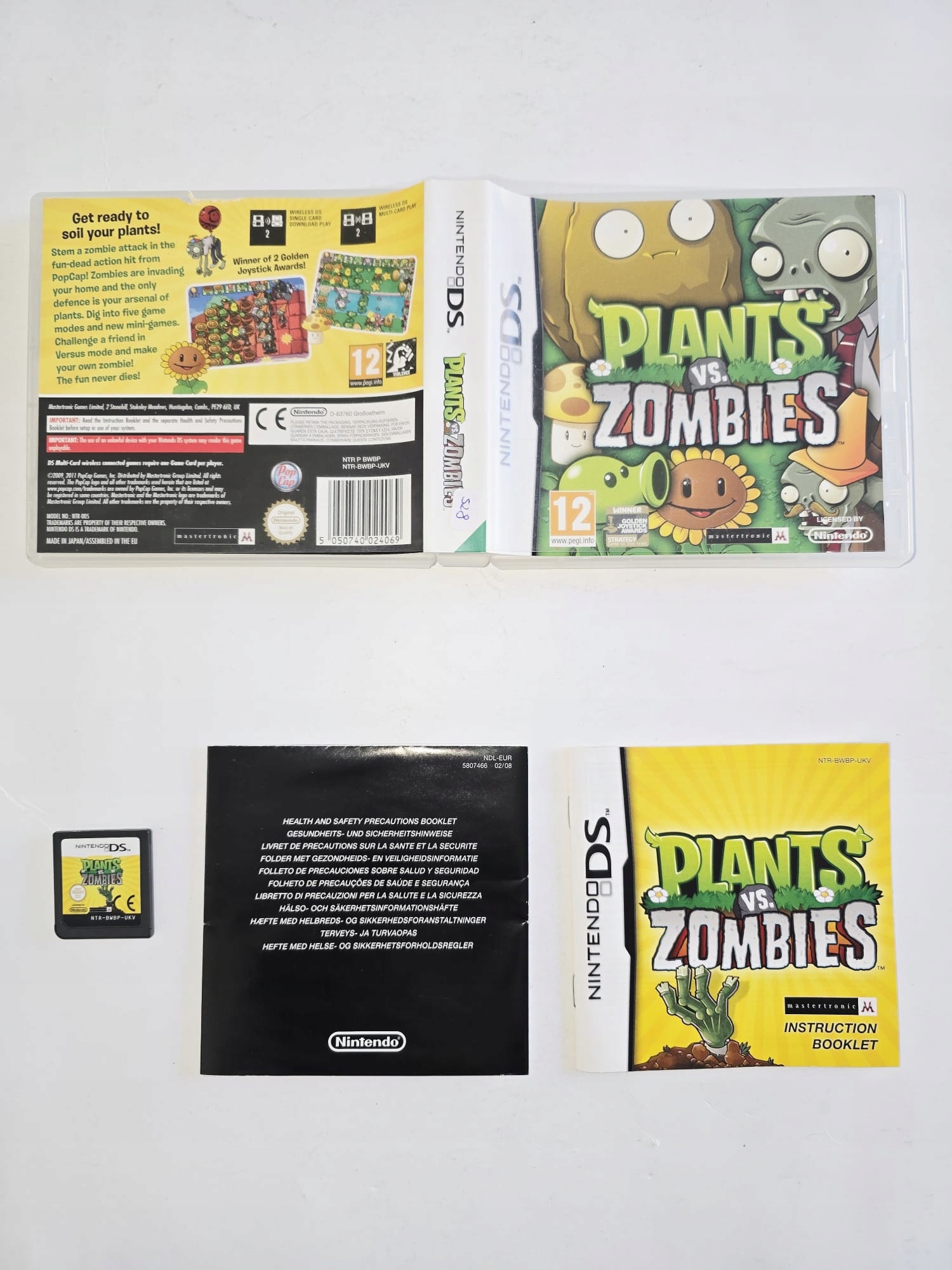 PLANTS VS ZOMBIES NINTENDO DS