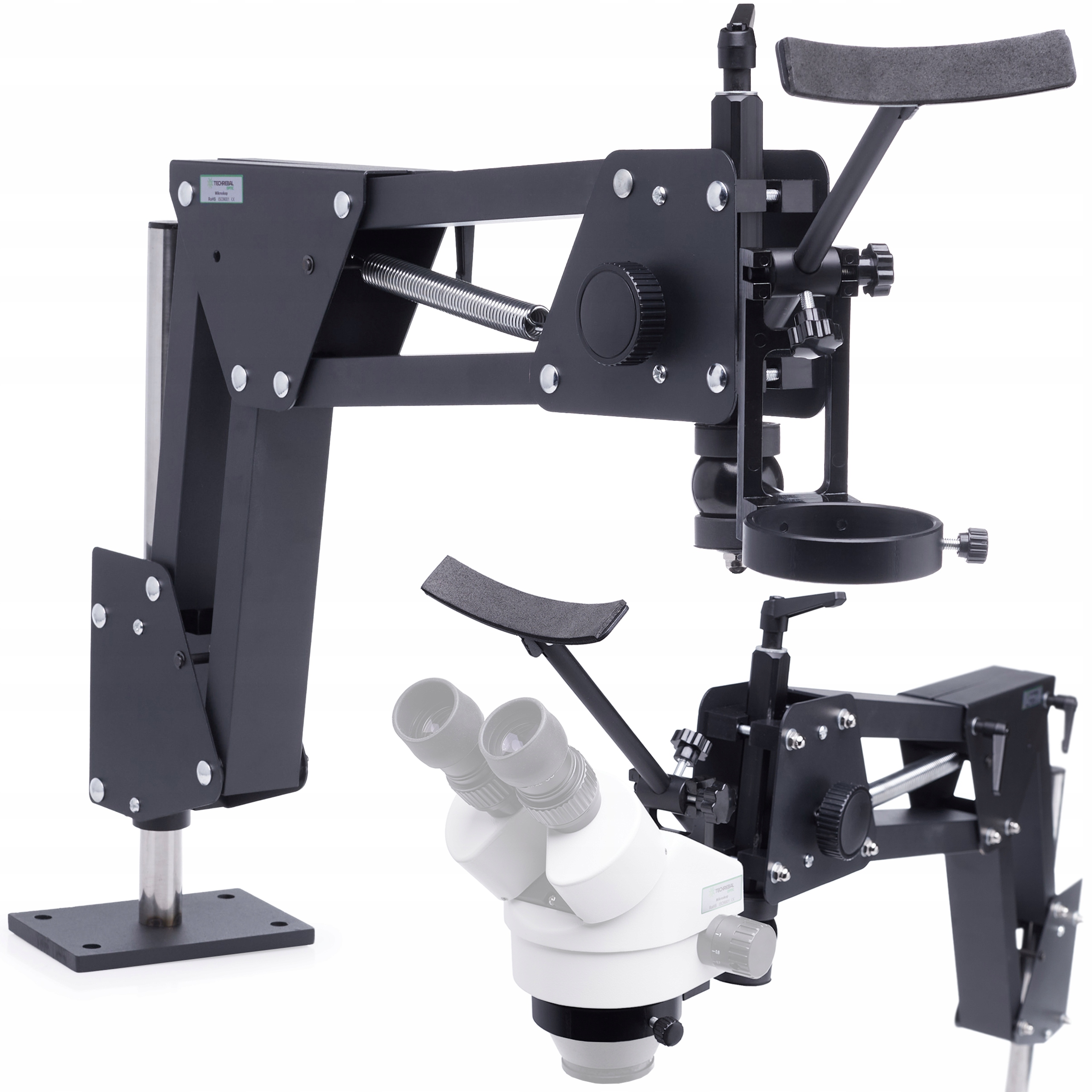 Držák Výložník Stojan Pro Mikroskop, Stabilní, Nastavitelný, Velký Dosah 80 CM