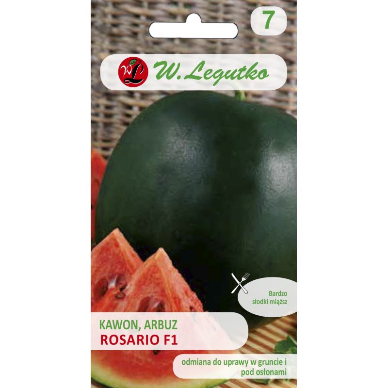Arbuz Rosario F1 nasiona 1 g Legutko