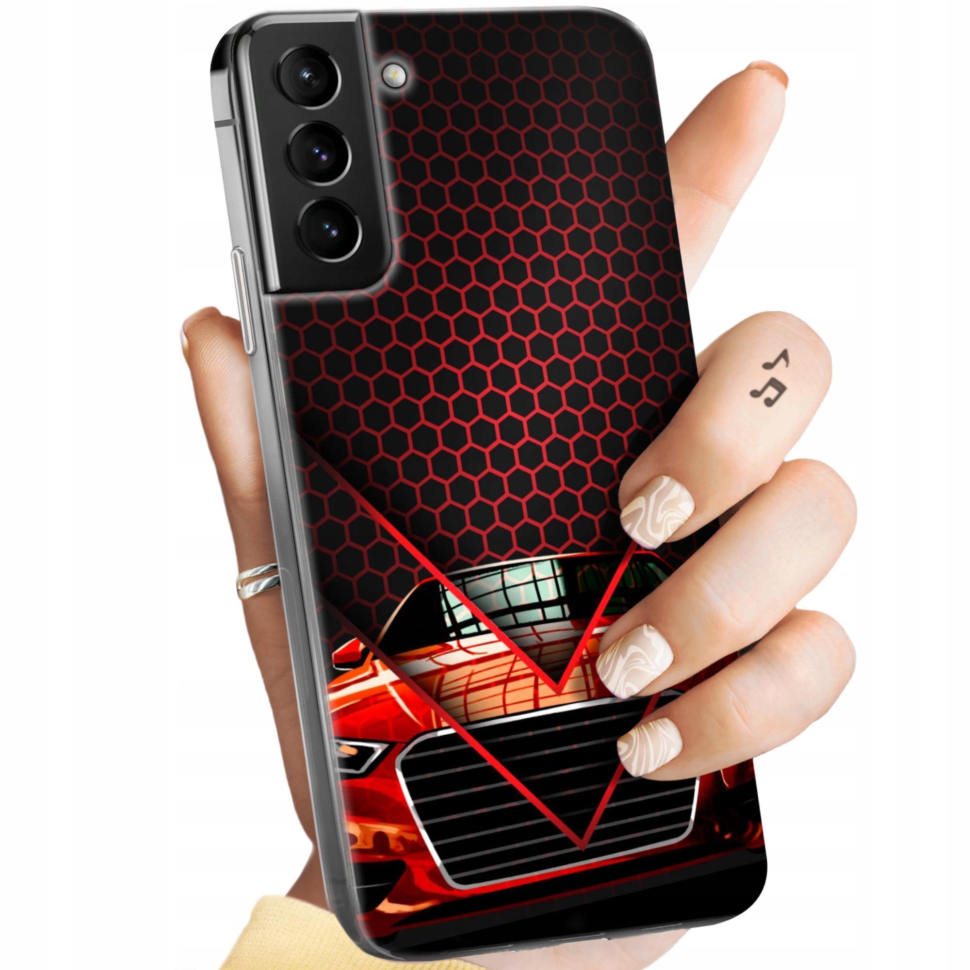 Etui Do Samsung Galaxy S21 Ultra 5G Auto Motor Pojazdy Samochody Case