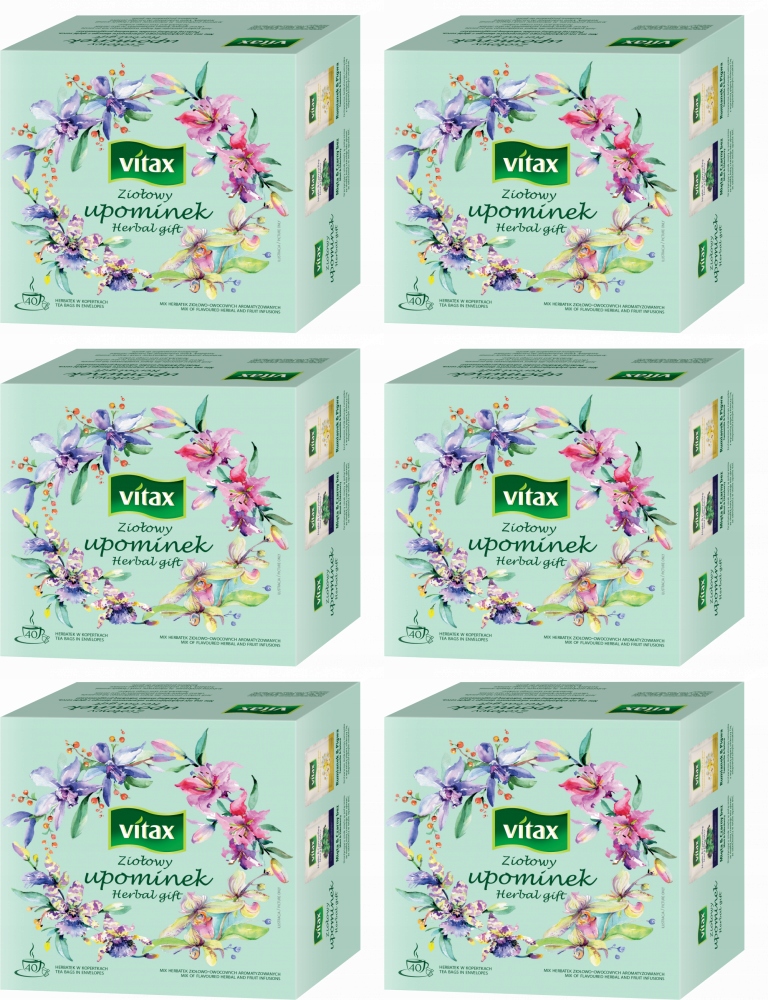 Vitax Ziołowy Upominek 4 Smaki 80g x6