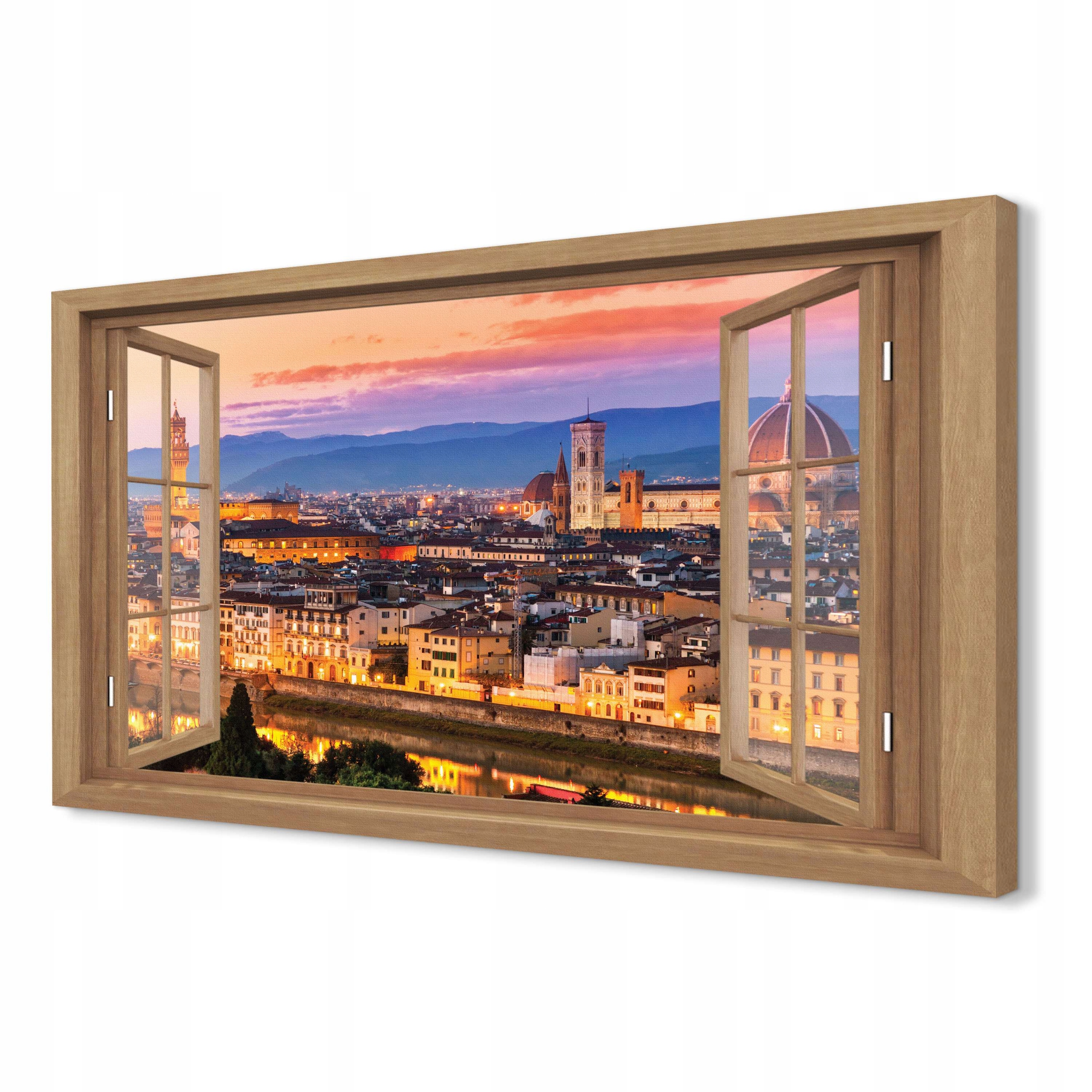 

Obraz okno canvas 3d 120x80 Florencja góry budynki