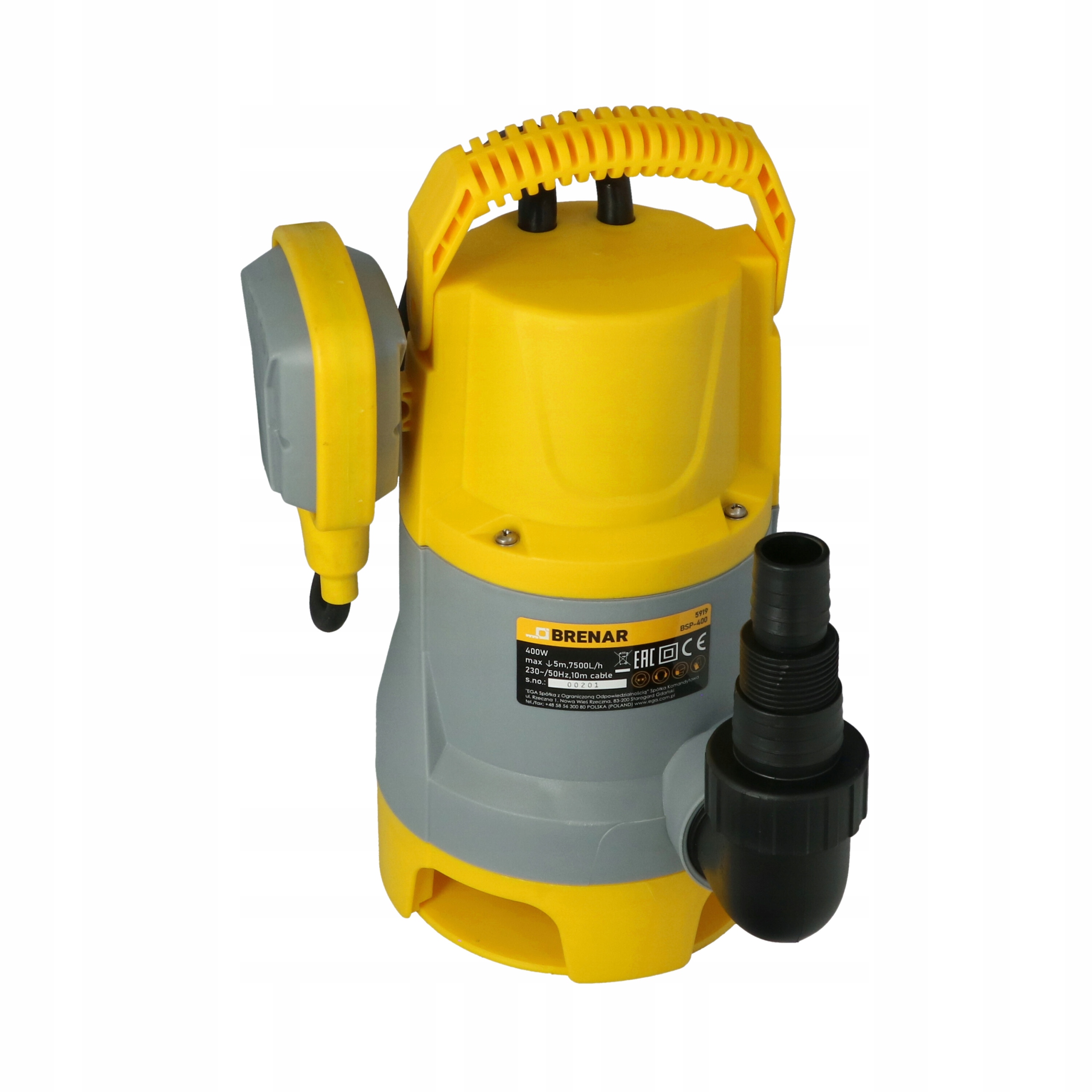 Pumpa Na Špinavú Vodu 550 W 192 l/min