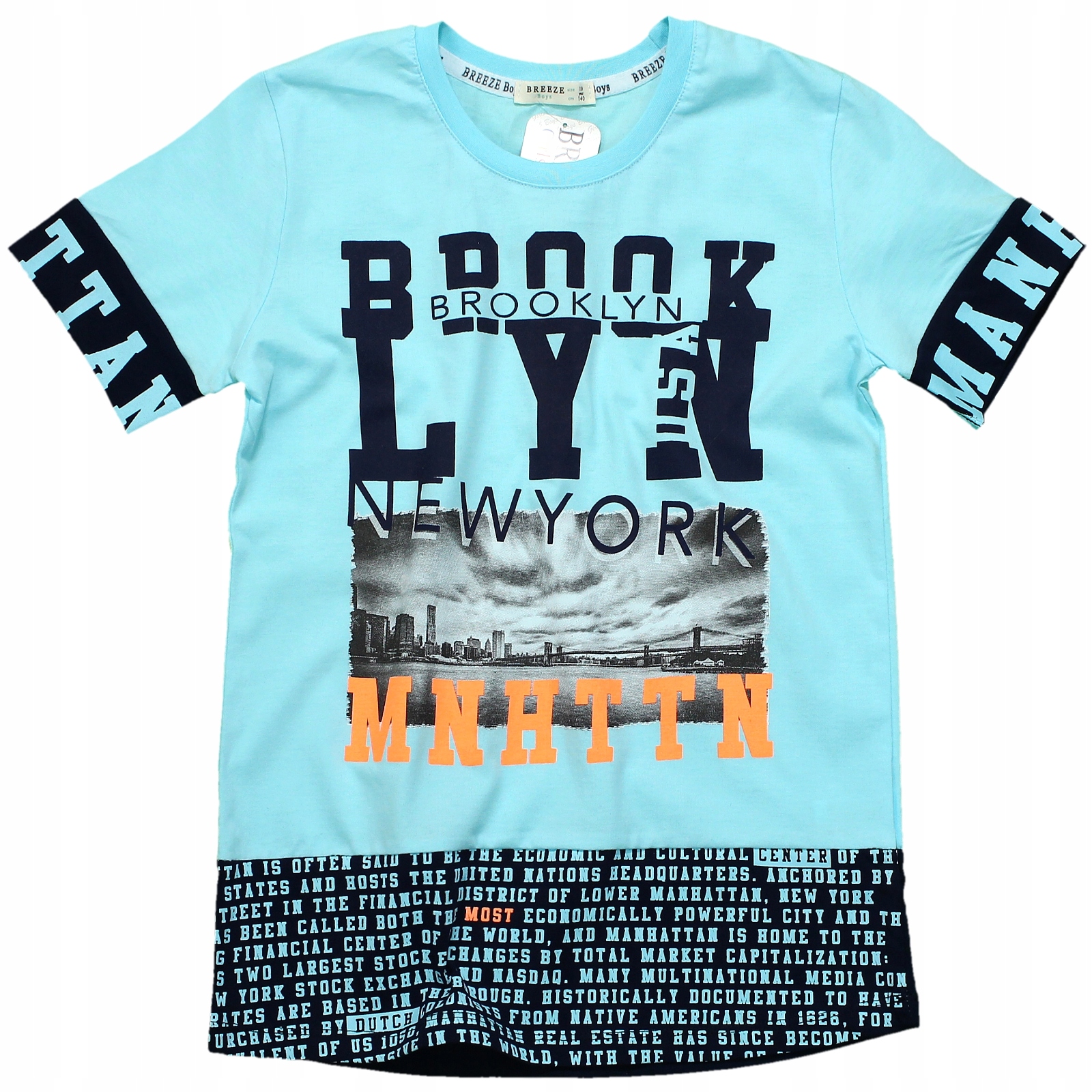 

T-shirt Bluzka Nadruk Napisy Bawełna Koszulka 164