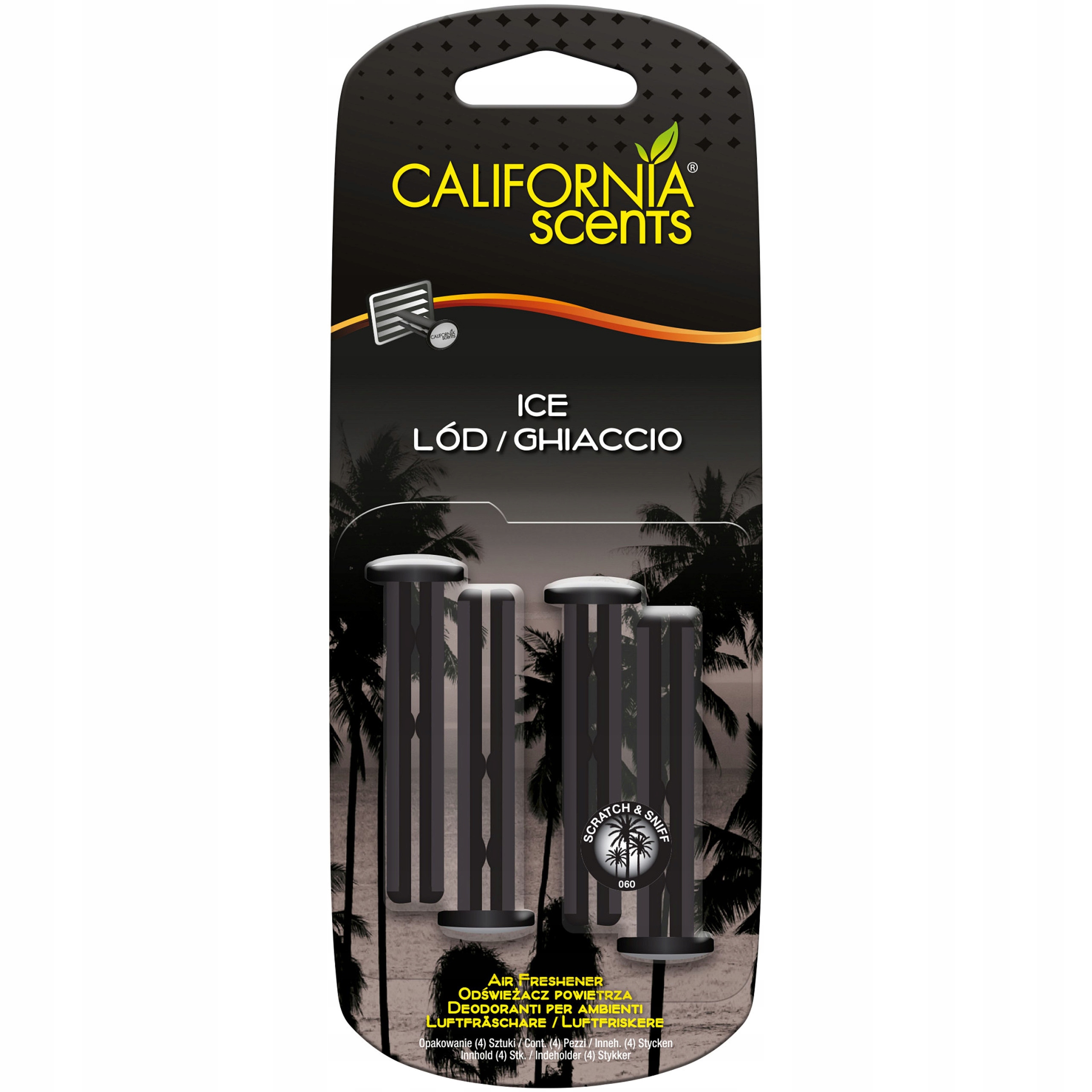 

4x Klips Zapach California Scents Ice Ghiaccio