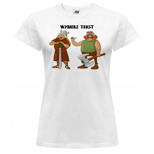 

Koszulka Damska T-shirt Wikingowie Prezent L