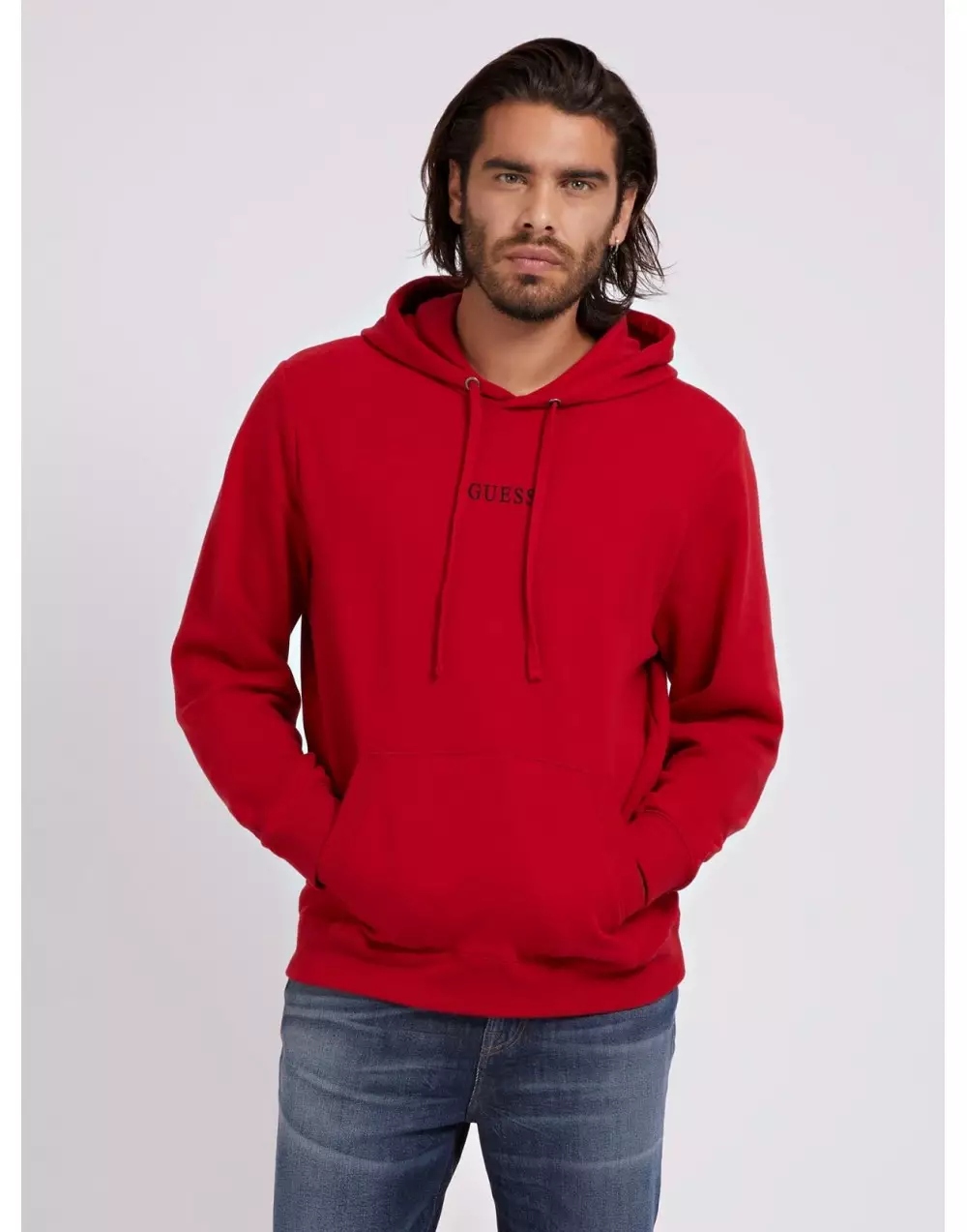 Guess Bluza Męska Czerwona M