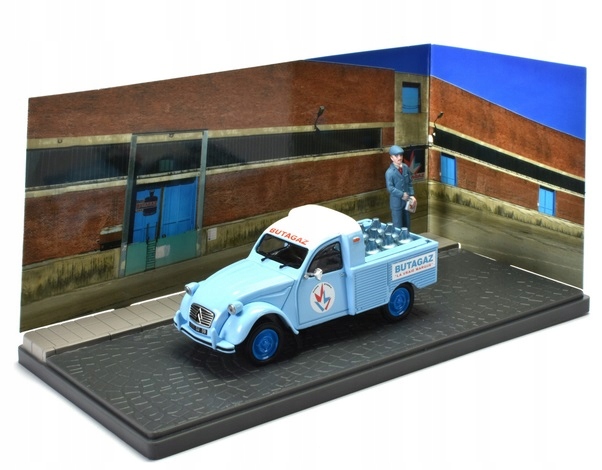 Le pick-up Citroën 2CV Ak 350 Diorama Butagaz Altaya 1:43