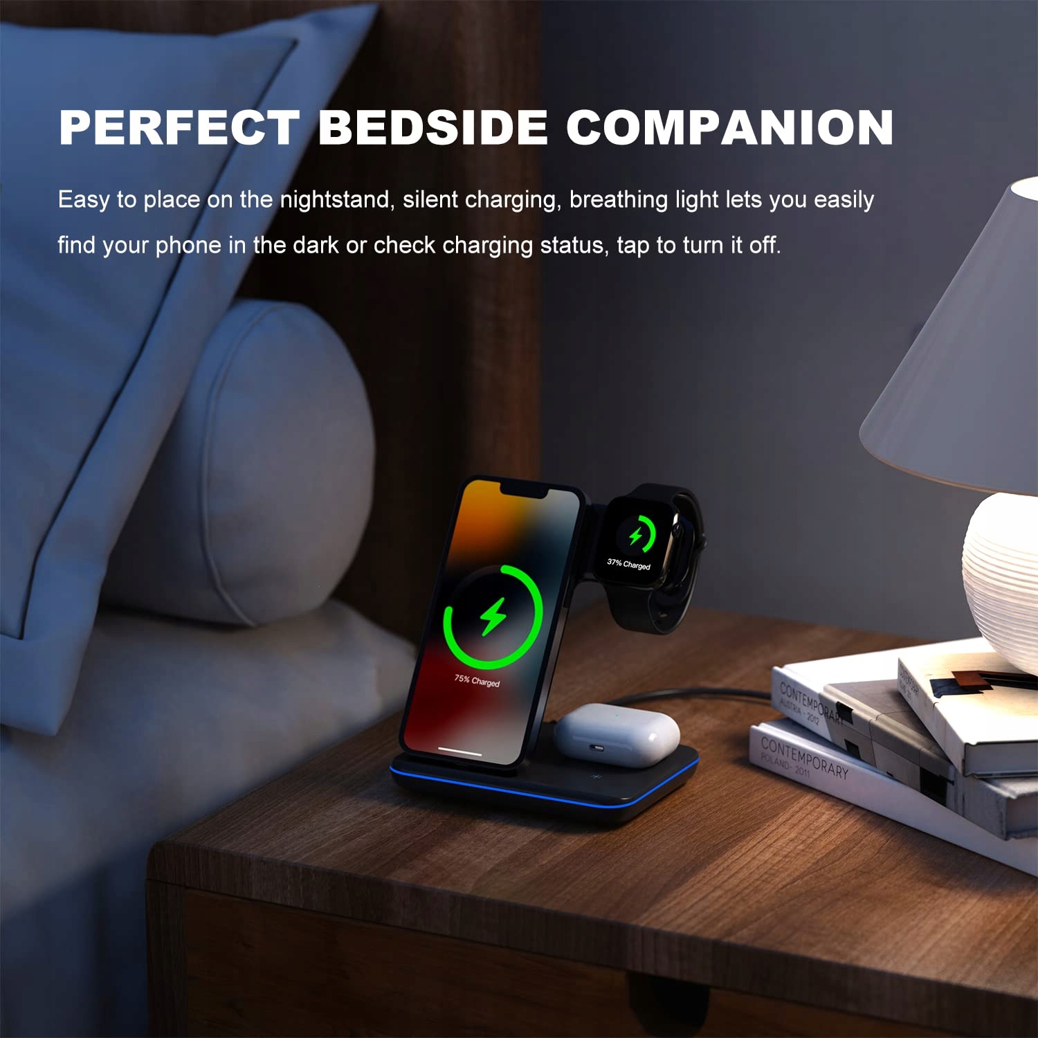 MINTHOUZ Ładowarka Bezprzewodowa z Adapterem 18W dla Apple 3w1 — miniatura 7
