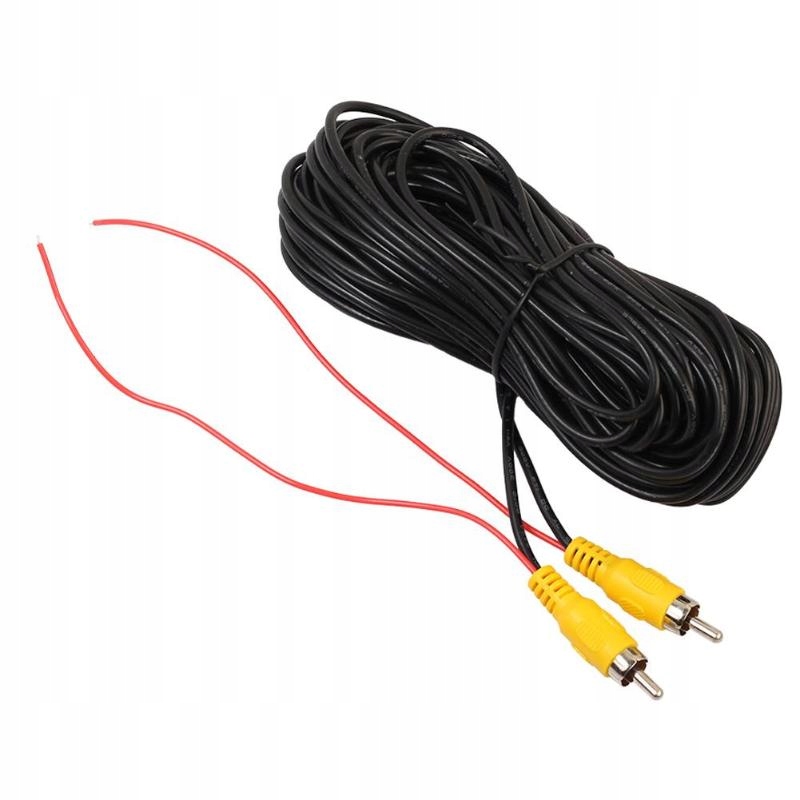 

Kabel Przewód Do Kamery Cofania 15m Cinch Rca Av